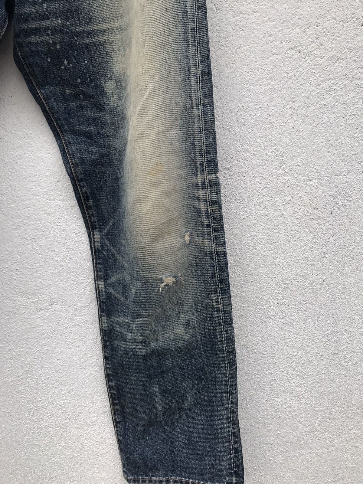 If Six Was Nine × Japanese Brand Japan Brand Native RNA Rips Faded Denim Jeans Size US 32 / EU 48 - 5 Thumbnail