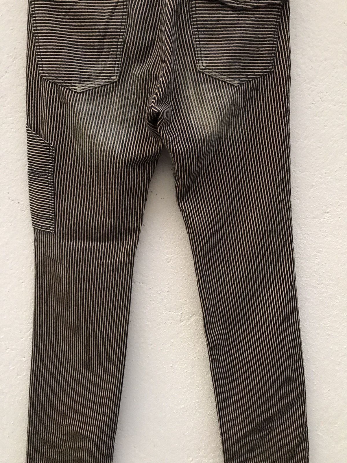 ABAHOUSE Abahouse Hickory Stripe Work Jeans Size US 29 - 7 Thumbnail