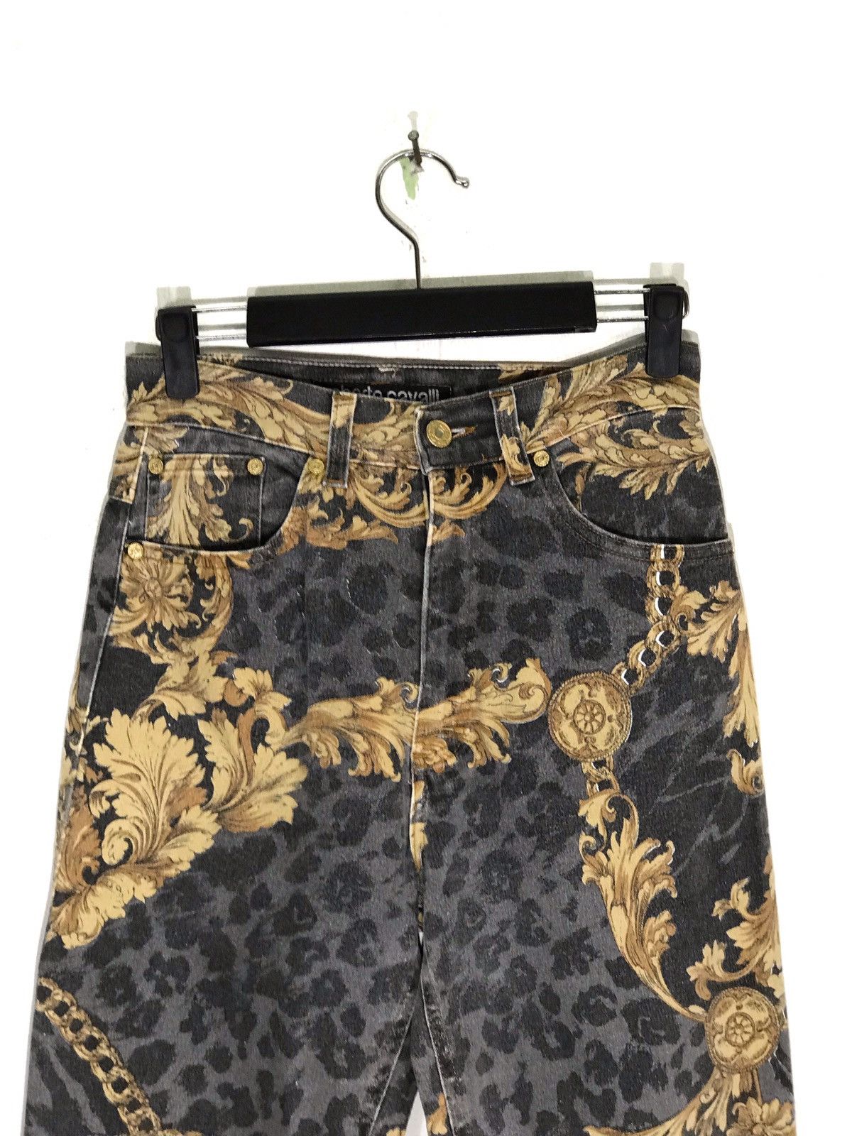 Roberto Cavalli Raberto Cavalli Faded Art Design Jeans Size US 26 / EU 42 - 2 Thumbnail