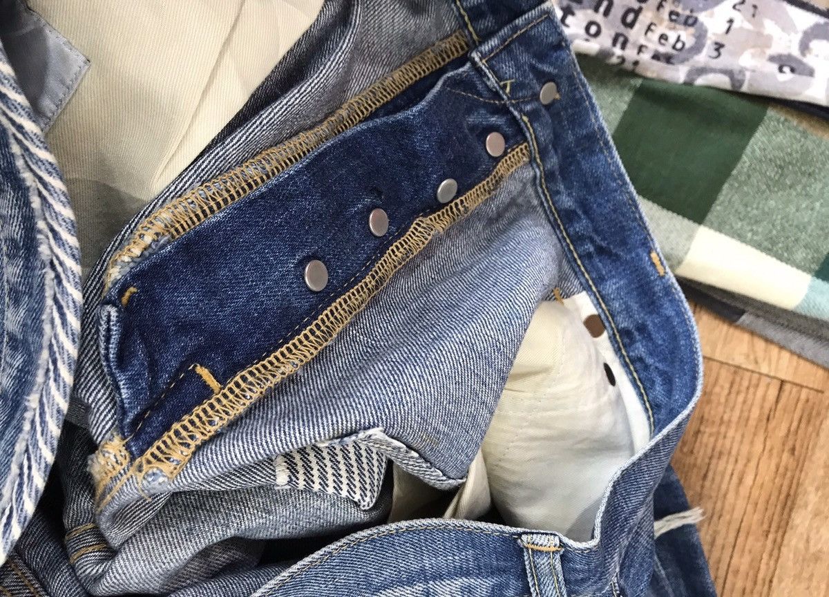 If Six Was Nine × Japanese Brand Japanese Brand Tendor Distressed Rips Denim Jeans Size US 36 / EU 52 - 8 Thumbnail