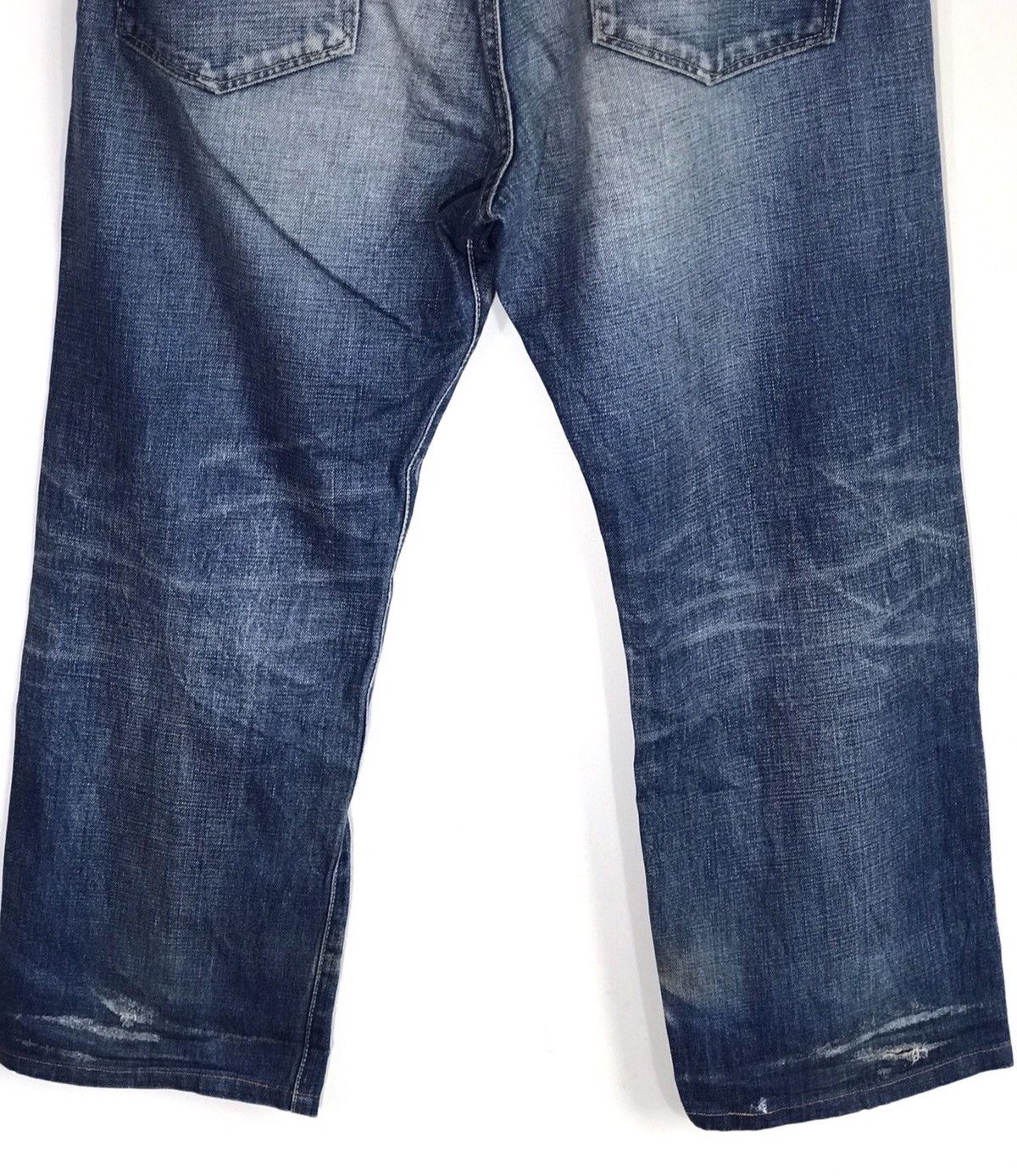If Six Was Nine × Japanese Brand Japanese Brand Tendor Distressed Rips Denim Jeans Size US 36 / EU 52 - 6 Thumbnail
