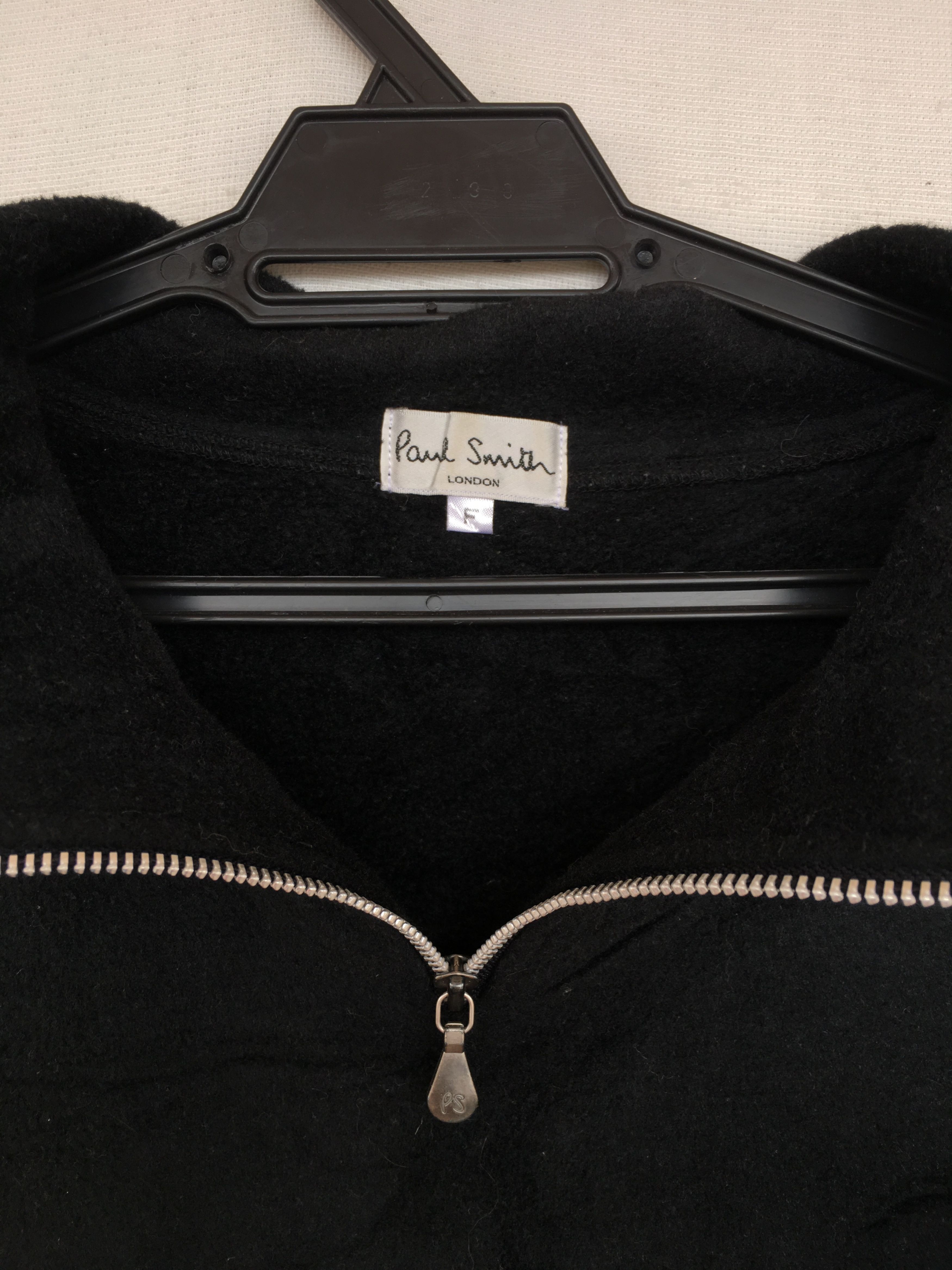 Paul Smith black fleece jacket Size US M / EU 48-50 / 2 - 3 Thumbnail