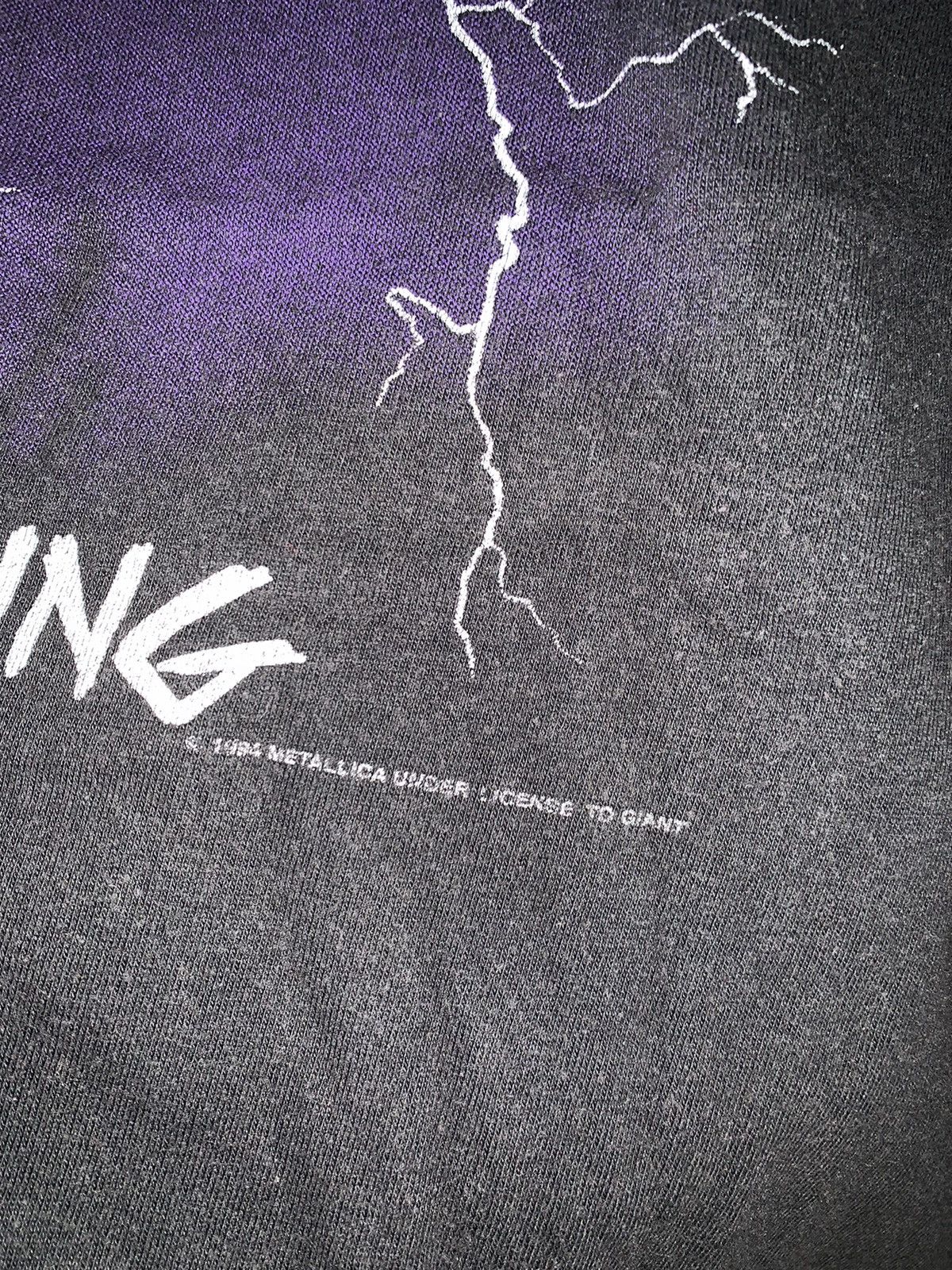 Band Tees × Vintage Ride The Lightning Long Sleeve Size US M / EU 48-50 / 2 - 3 Thumbnail