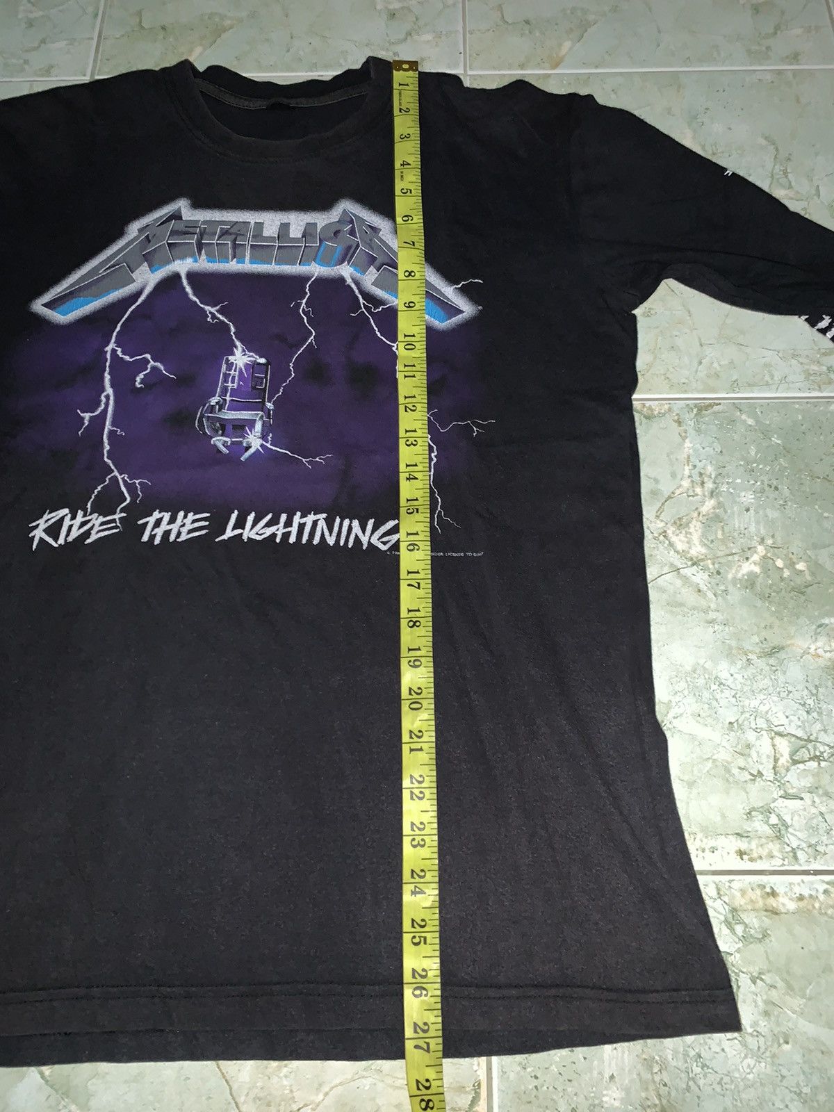 Band Tees × Vintage Ride The Lightning Long Sleeve Size US M / EU 48-50 / 2 - 9 Thumbnail