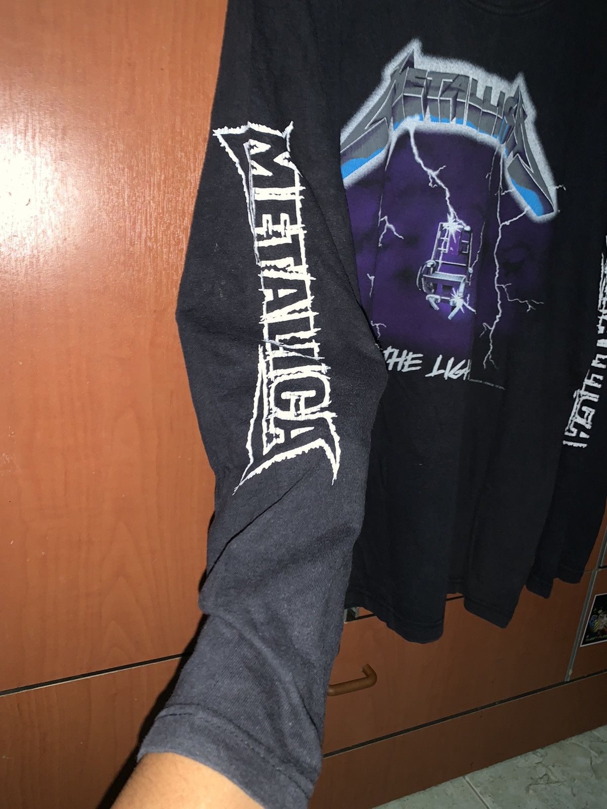 Band Tees × Vintage Ride The Lightning Long Sleeve Size US M / EU 48-50 / 2 - 5 Thumbnail