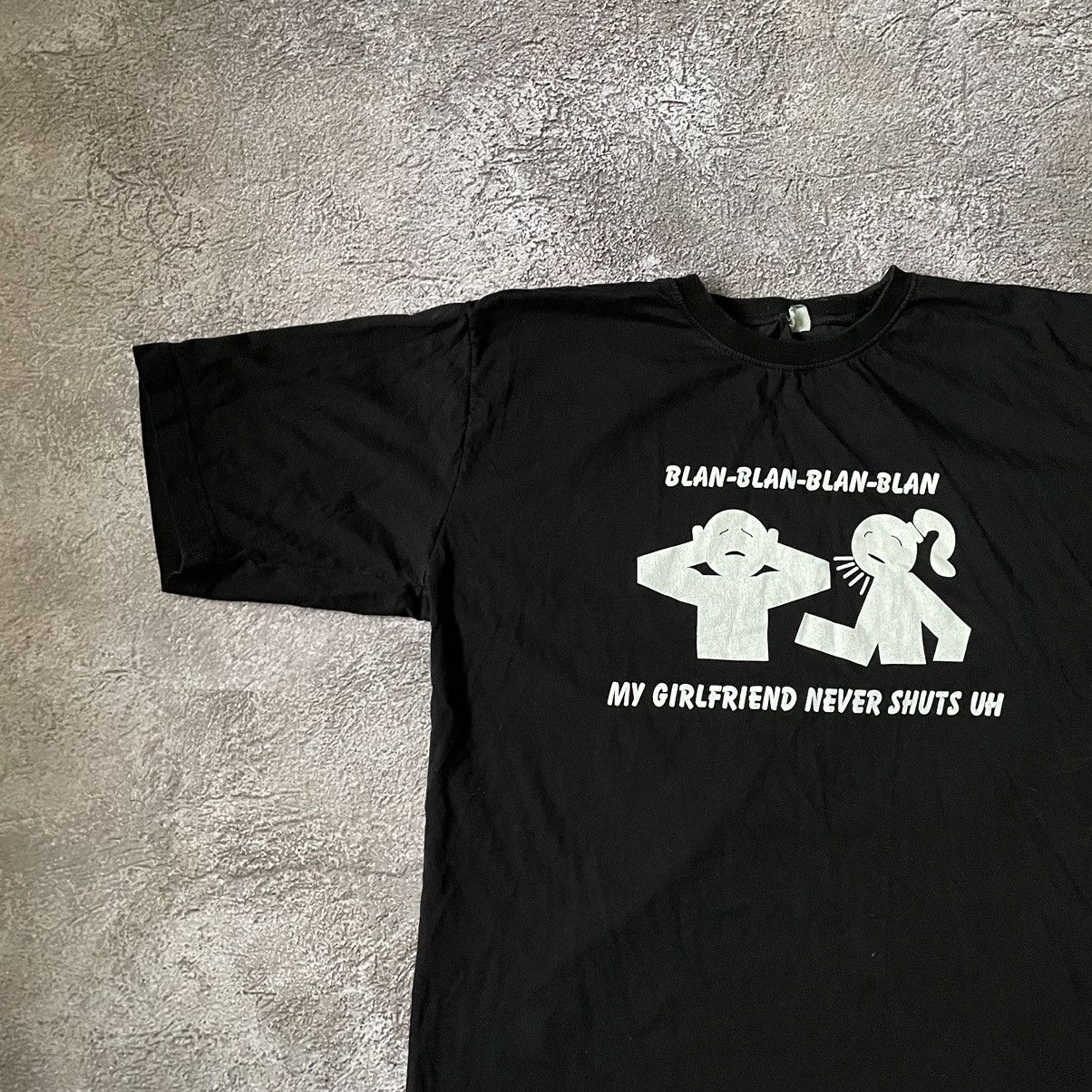 Vintage Vintage Y2K Graphic Tee Slogan Print Streetwear Skate Boxy L Size US L / EU 52-54 / 3 - 4 Thumbnail
