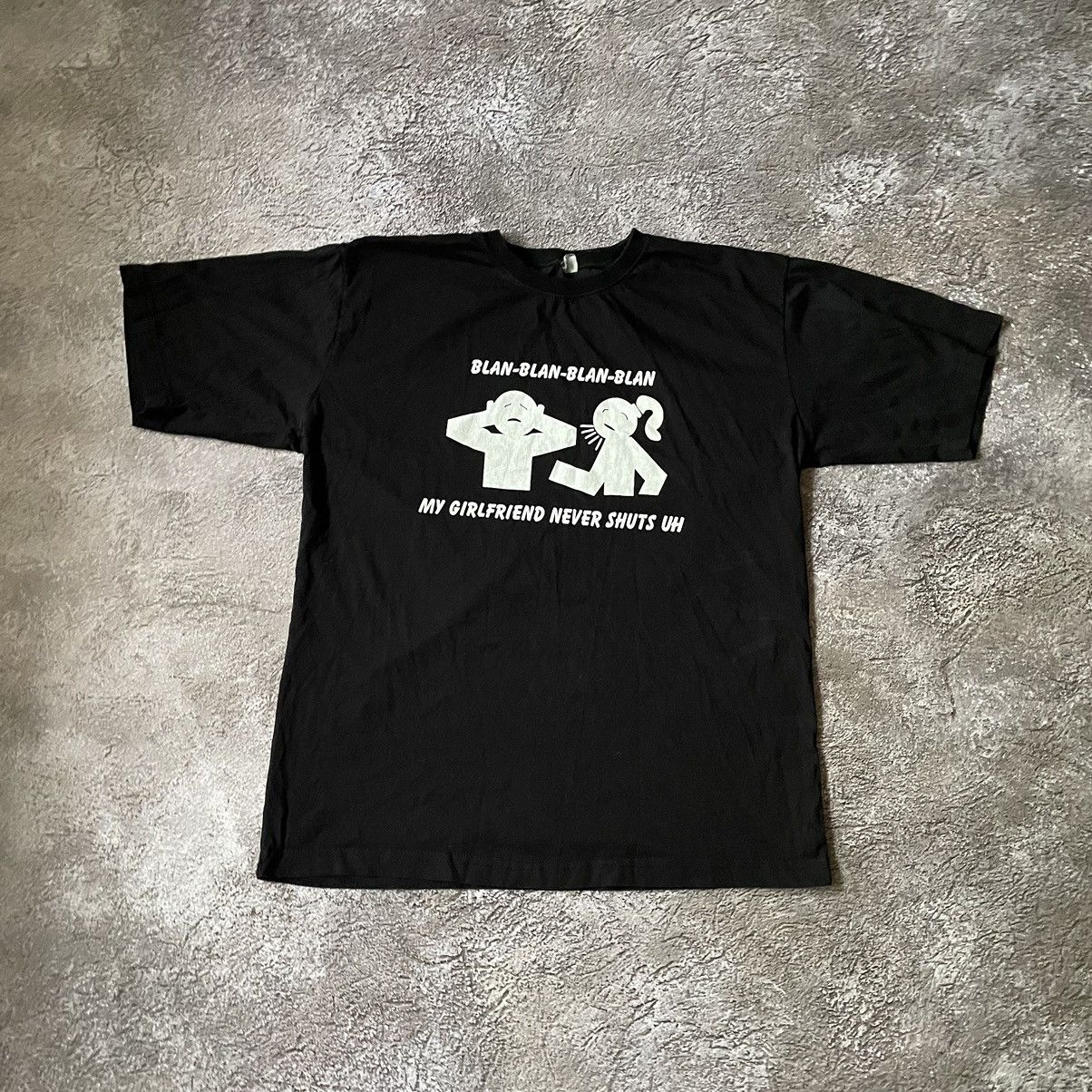 Vintage Vintage Y2K Graphic Tee Slogan Print Streetwear Skate Boxy L Size US L / EU 52-54 / 3 - 2 Thumbnail