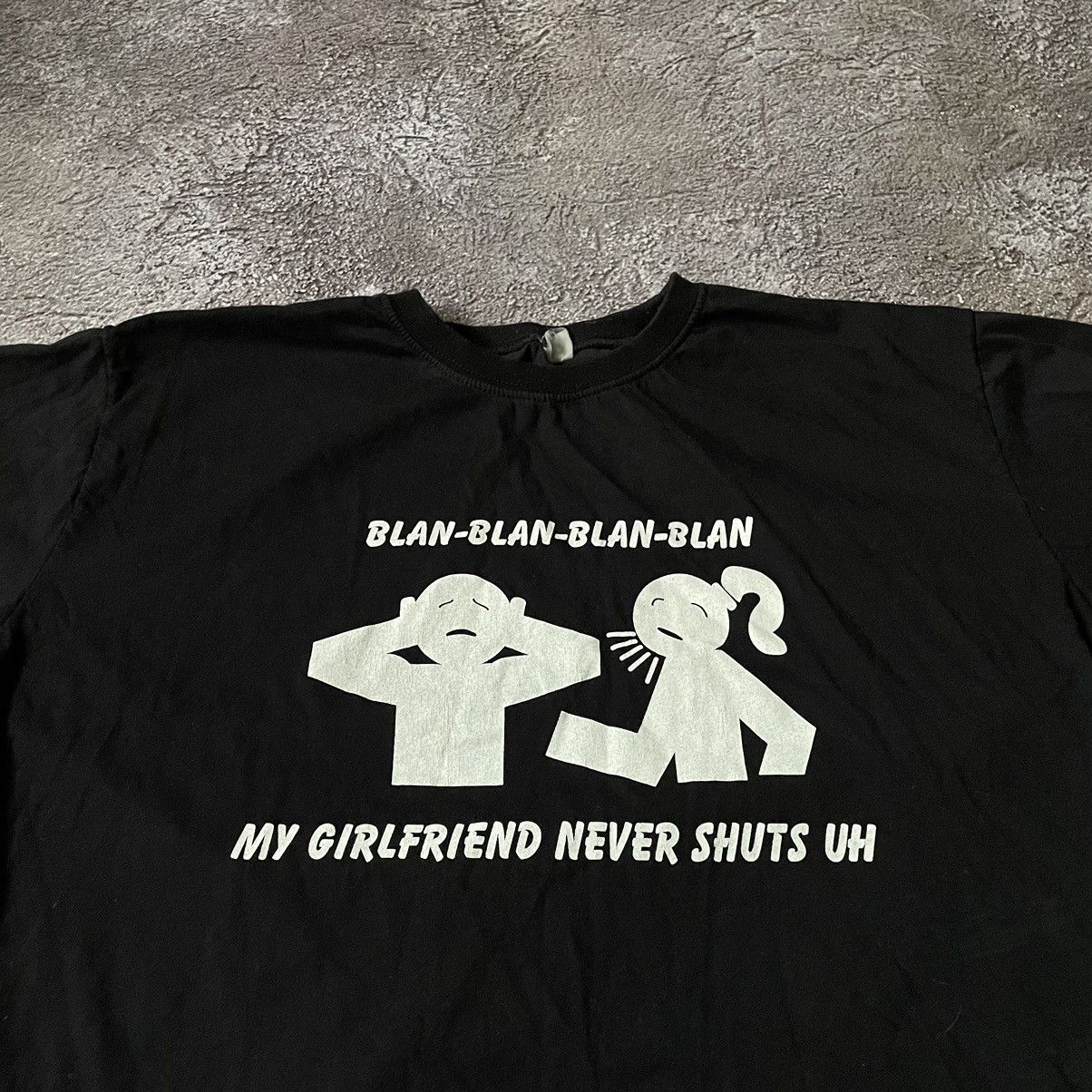 Vintage Vintage Y2K Graphic Tee Slogan Print Streetwear Skate Boxy L Size US L / EU 52-54 / 3 - 5 Thumbnail