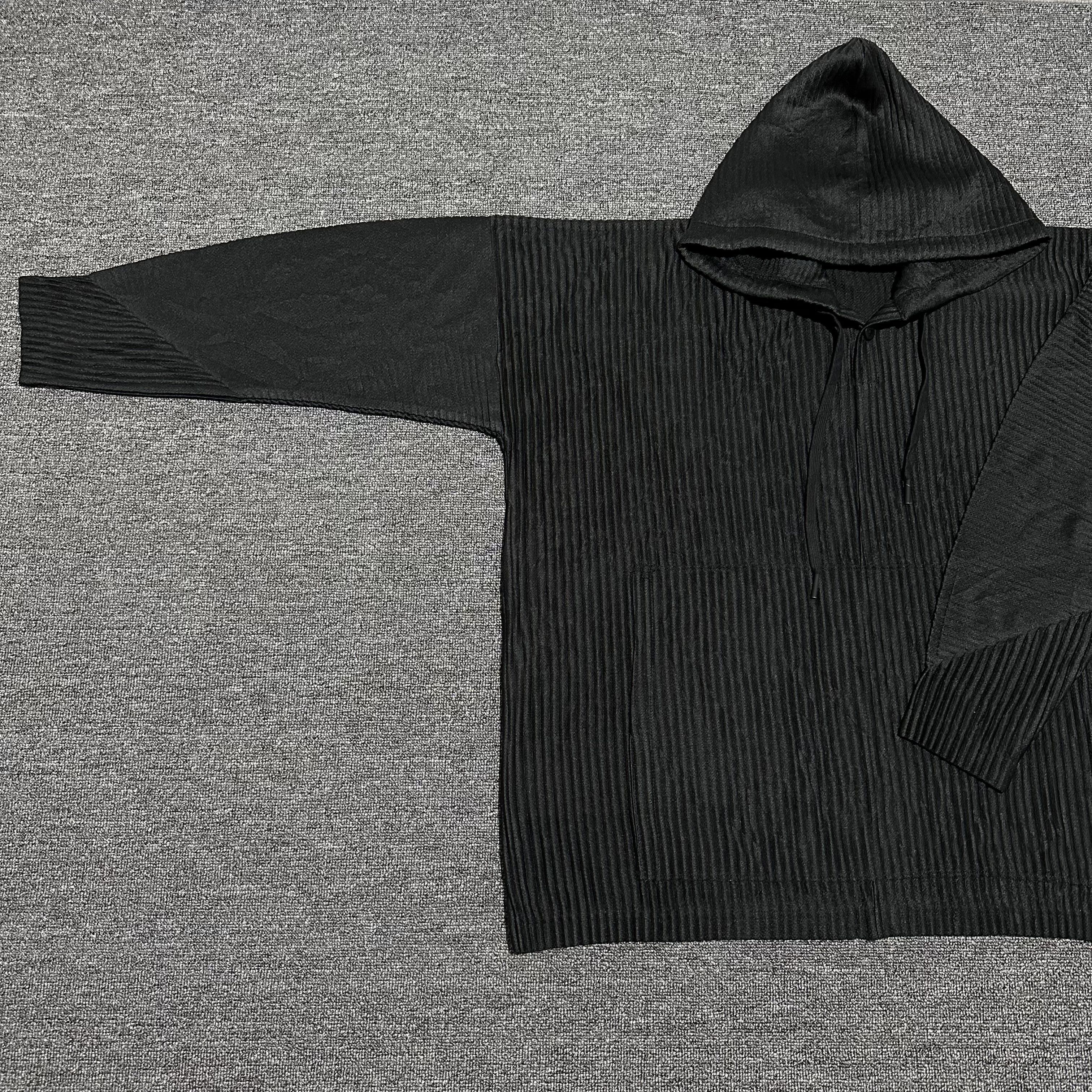 Homme Plisse Issey Miyake × Issey Miyake × Pleats Please Issey Miyake Homme Plisse Issey Miyake Hoodie Size US XL / EU 56 / 4 - 2 Thumbnail