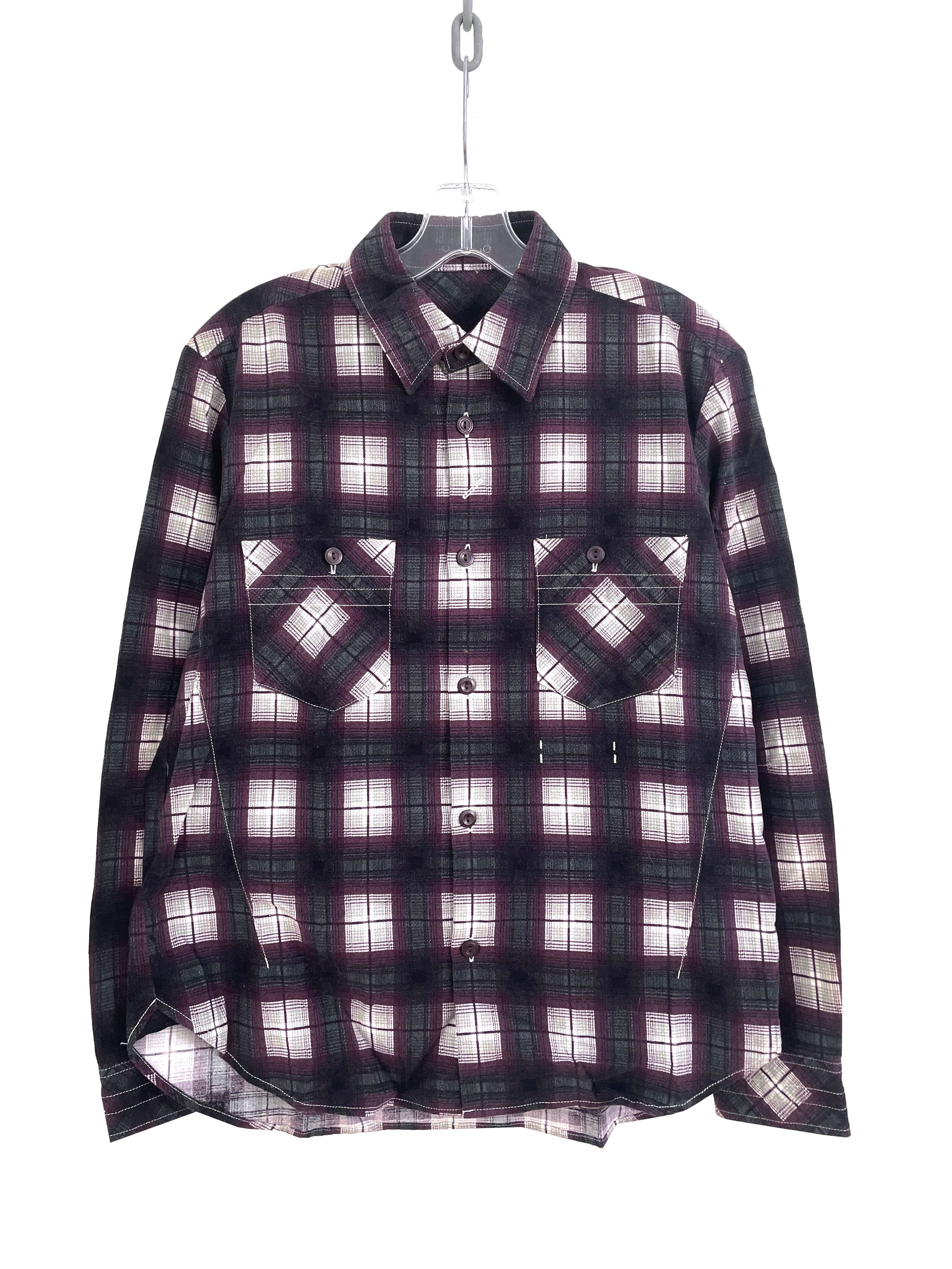 トップス numbernine check shirt numbernine check shirt