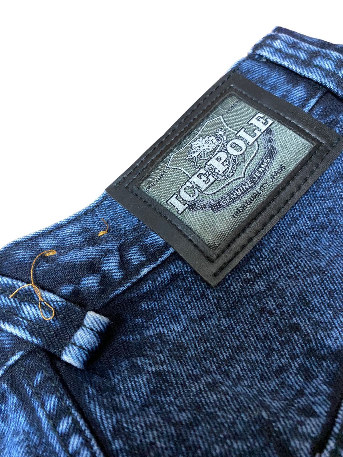 JNCO Vintage 90s Ice Pole Spell Out Baggy Wide Leg Rave Jeans Size US 30 / EU 46 - 6 Thumbnail