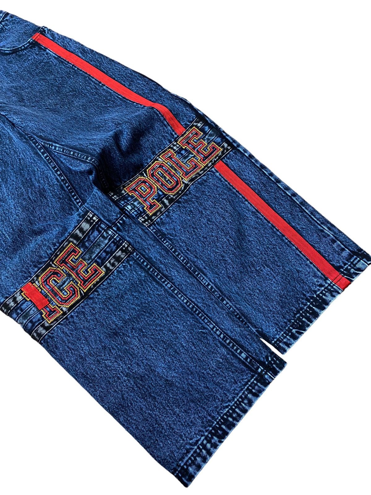 JNCO Vintage 90s Ice Pole Spell Out Baggy Wide Leg Rave Jeans Size US 30 / EU 46 - 3 Thumbnail