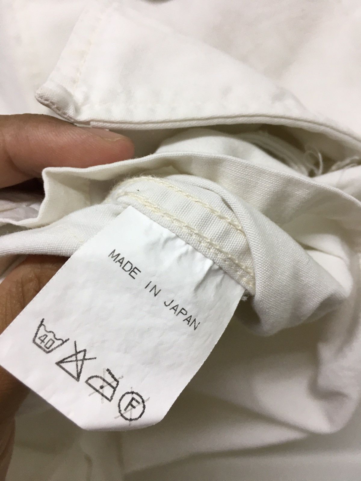 Designer markaware white cotton jacket- sample item Size US M / EU 48-50 / 2 - 8 Thumbnail