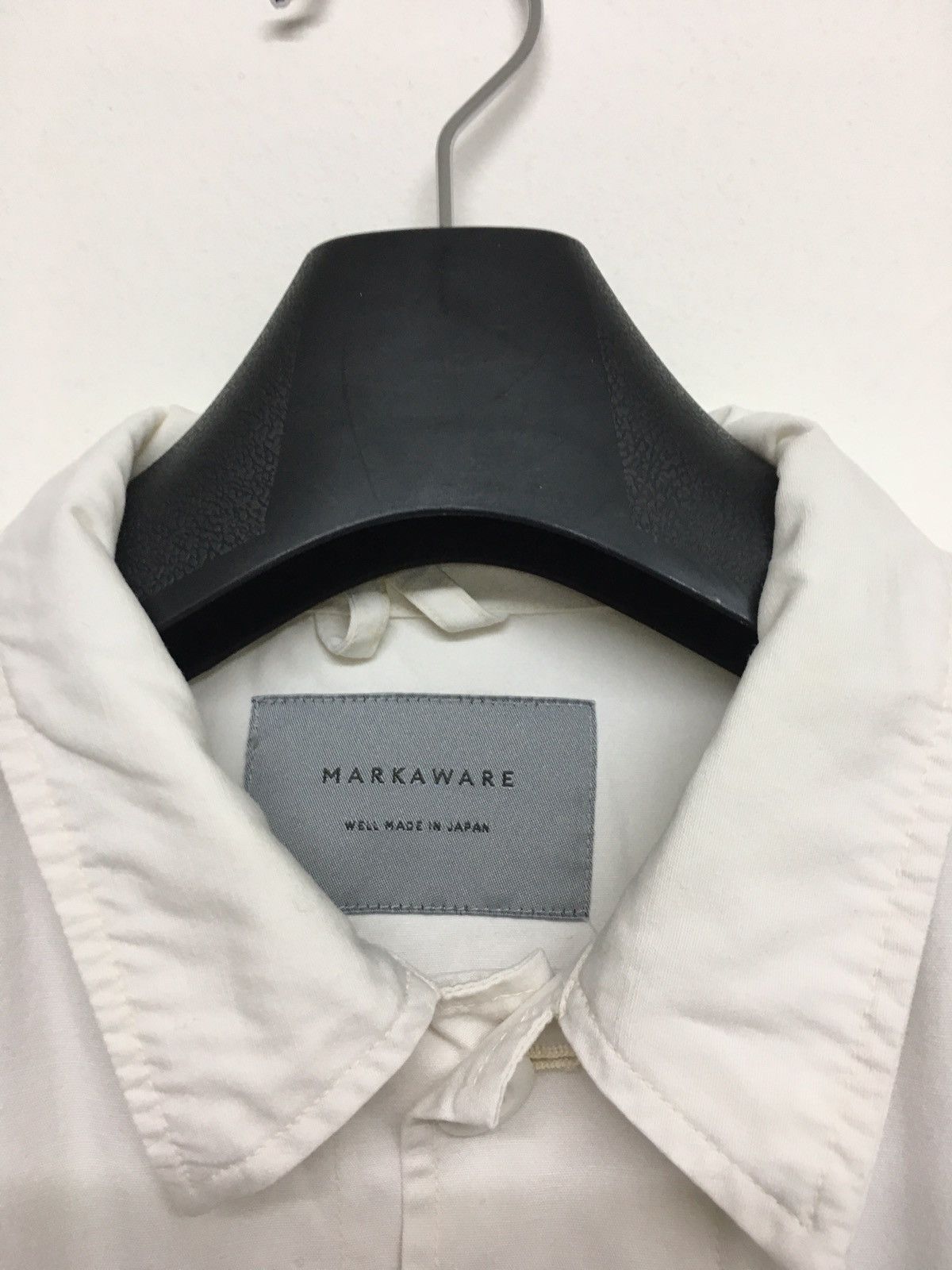 Designer markaware white cotton jacket- sample item Size US M / EU 48-50 / 2 - 2 Thumbnail