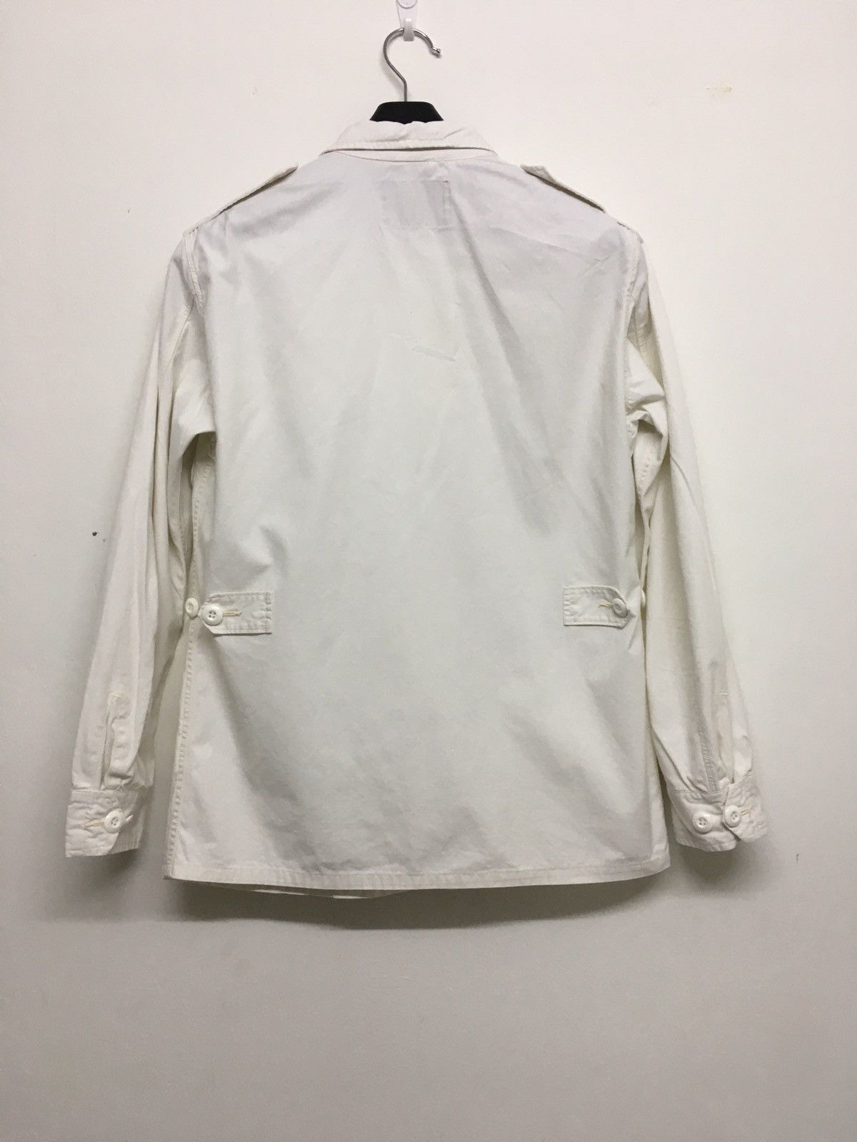 Designer markaware white cotton jacket- sample item Size US M / EU 48-50 / 2 - 9 Thumbnail