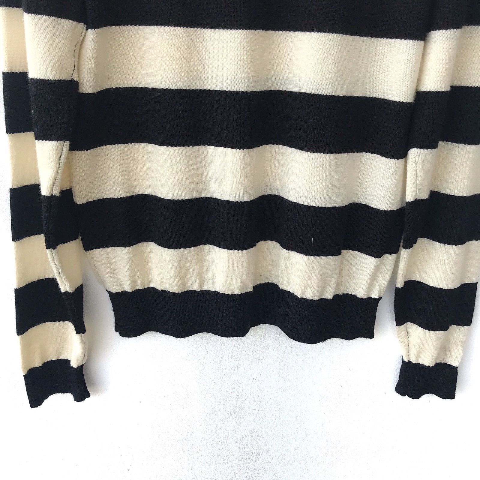 Japanese Brand × URBAN RESEARCH DOORS Branded Japan Dual Tones Sailor Striped LS Knitwear Size US L / EU 52-54 / 3 - 7 Thumbnail