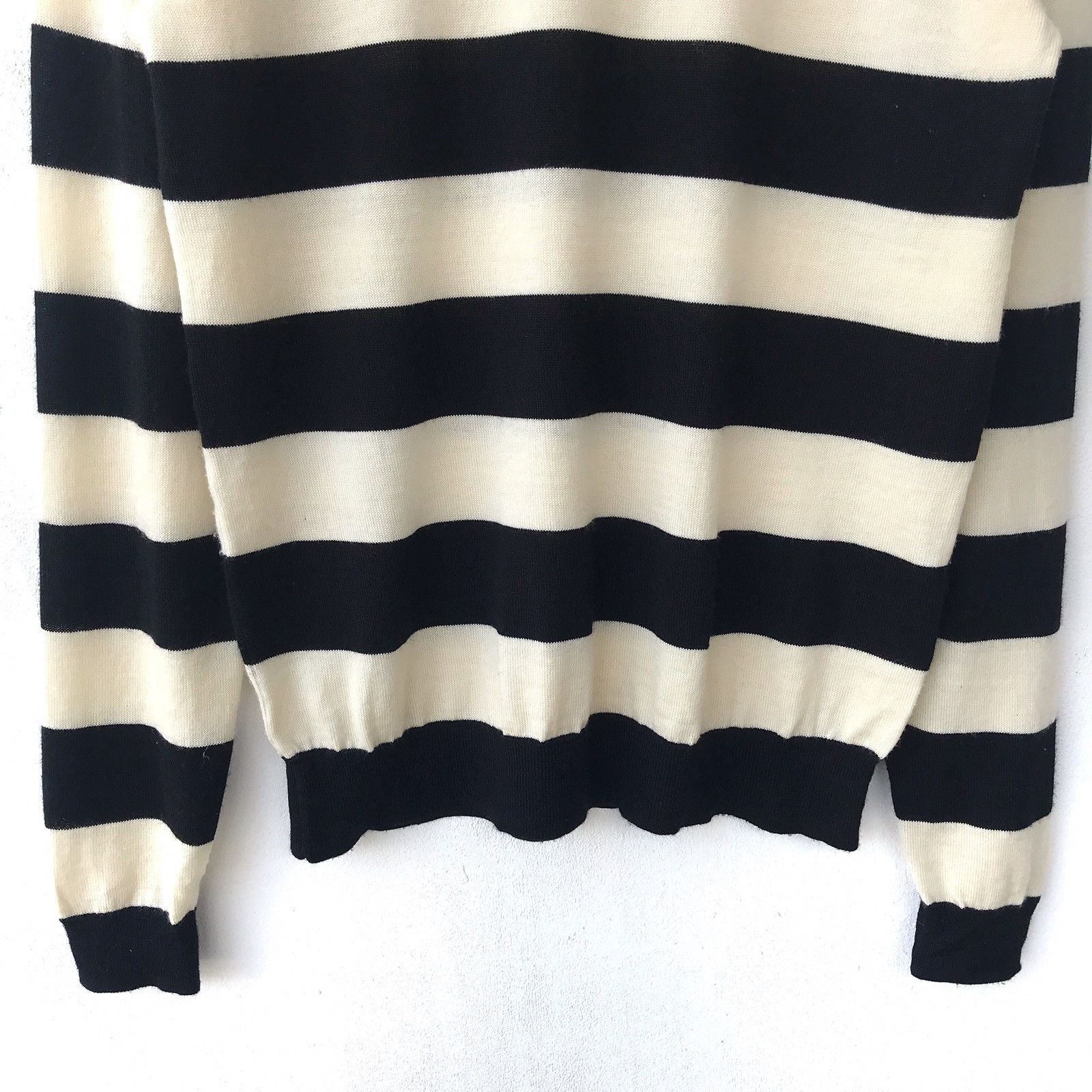 Japanese Brand × URBAN RESEARCH DOORS Branded Japan Dual Tones Sailor Striped LS Knitwear Size US L / EU 52-54 / 3 - 4 Thumbnail