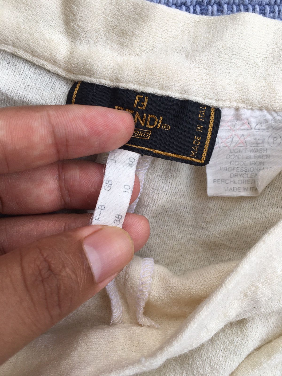 Fendi vintage cream pants Size US 26 / EU 42 - 3 Thumbnail