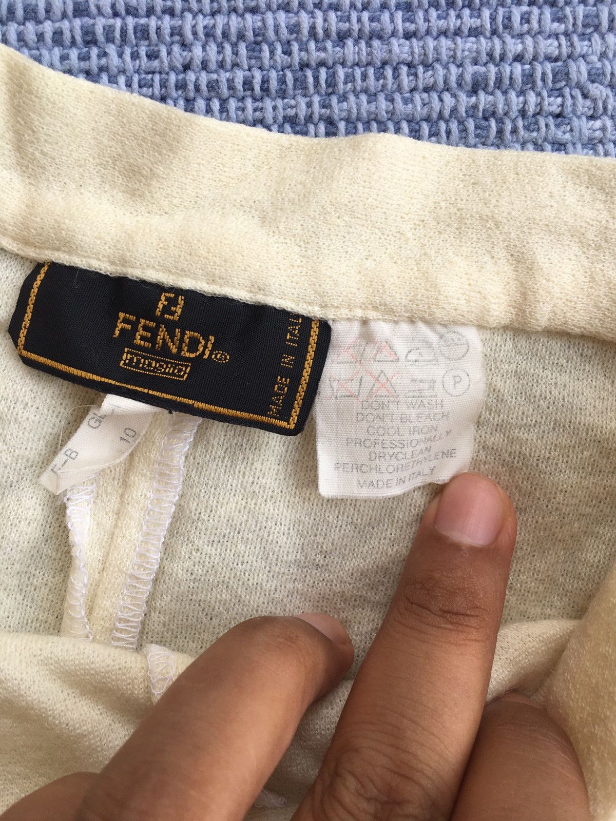 Fendi vintage cream pants Size US 26 / EU 42 - 2 Thumbnail