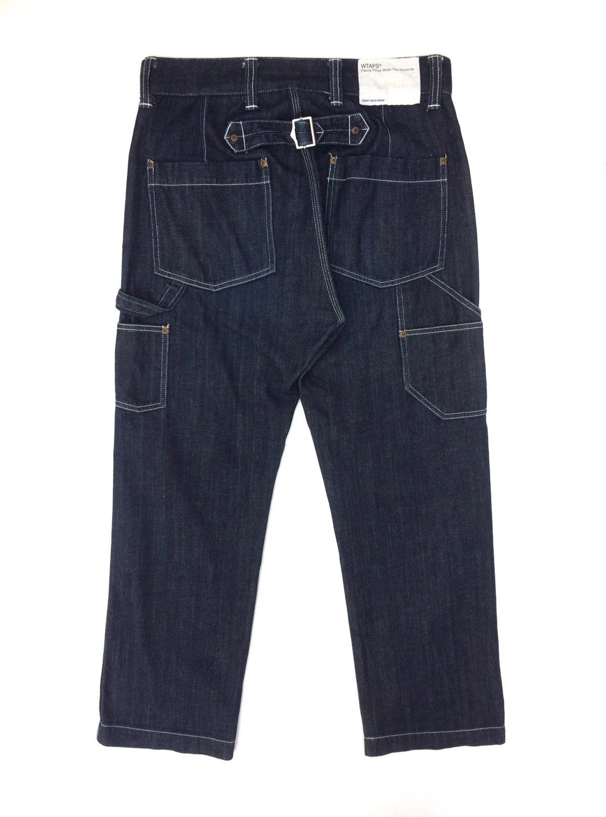 Wtaps AW2011 Indigo Denim "Way of Life" Union Jeans Size US 31 - 8 Thumbnail