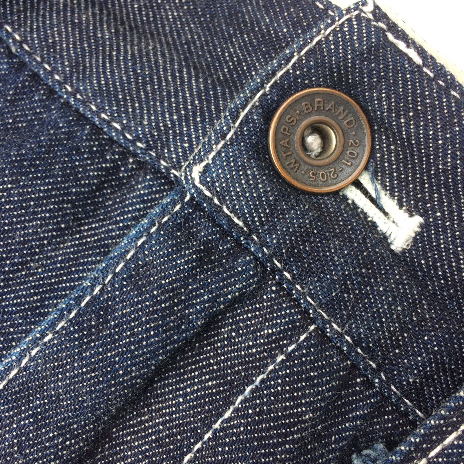 Wtaps AW2011 Indigo Denim "Way of Life" Union Jeans Size US 31 - 4 Thumbnail