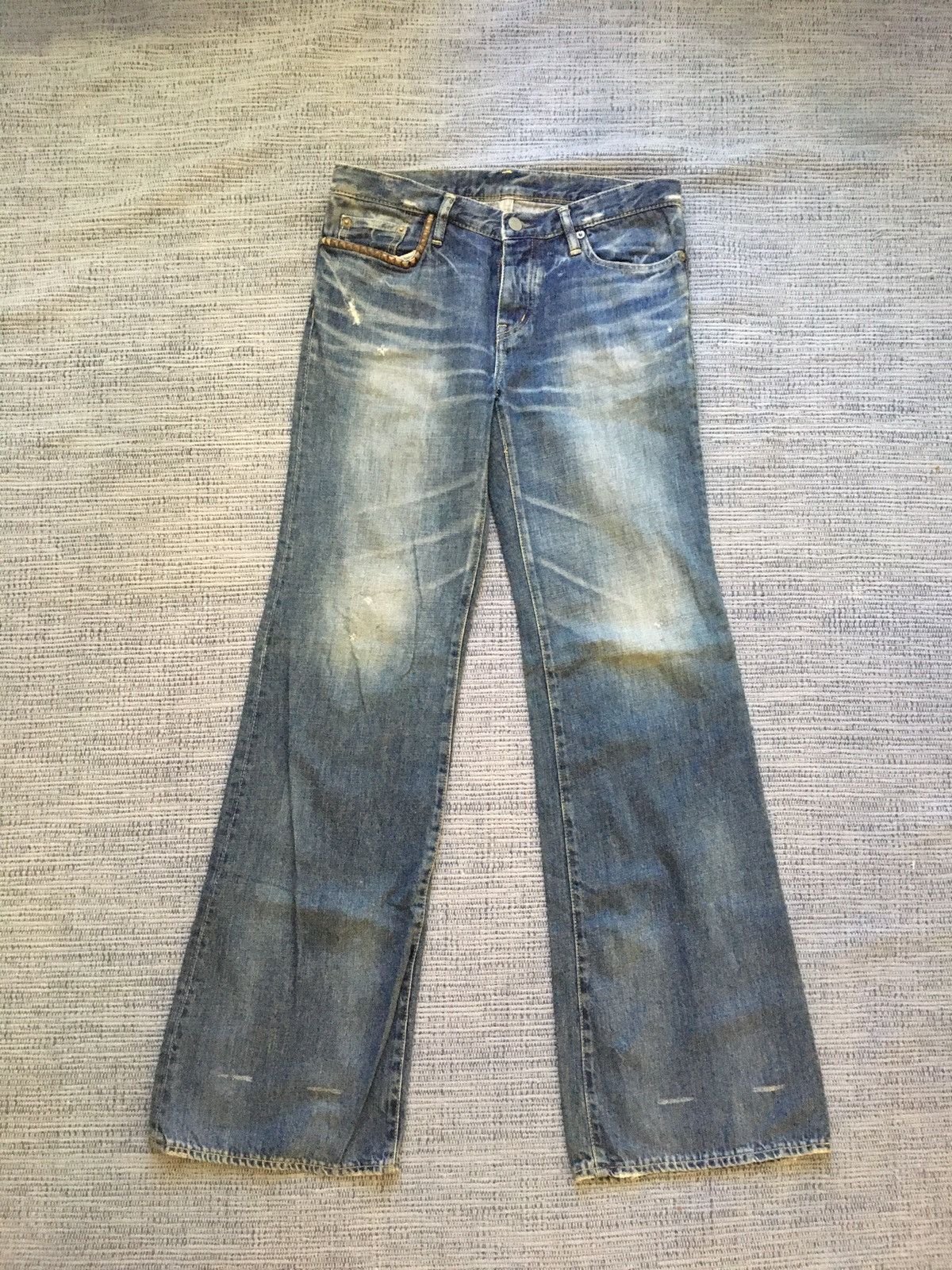 Hysteric Glamour vintage hysteric bootcut denim Size US 29 - 1 Thumbnail