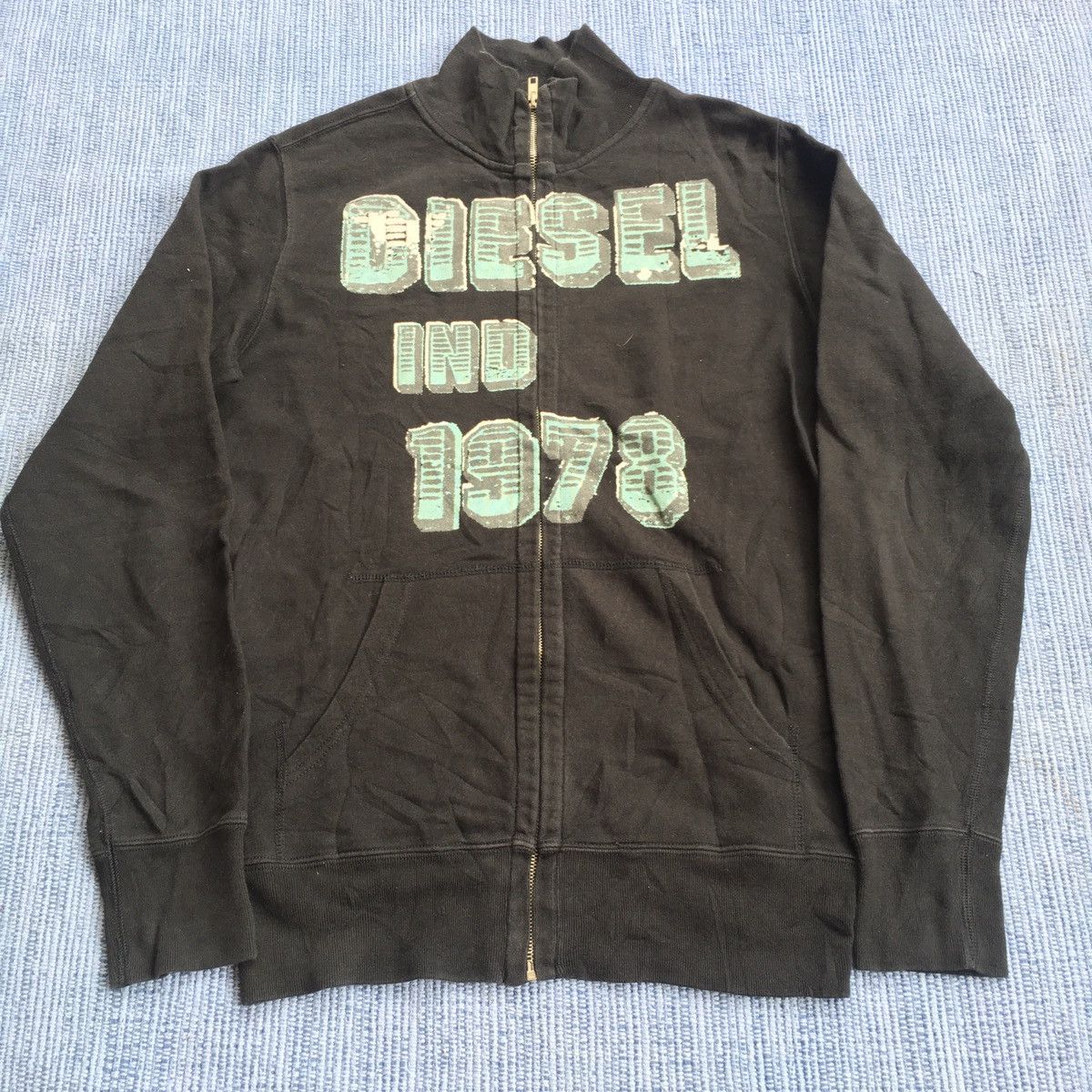 image of Diesel Black Cotton Jacket, Men's (Size Small)