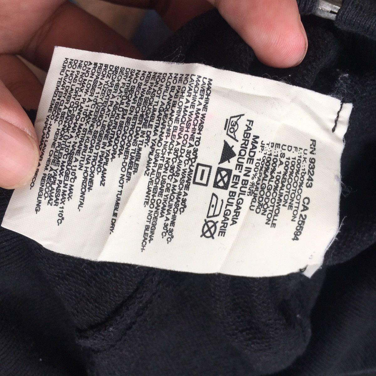 Diesel black cotton jacket Size US S / EU 44-46 / 1 - 4 Thumbnail