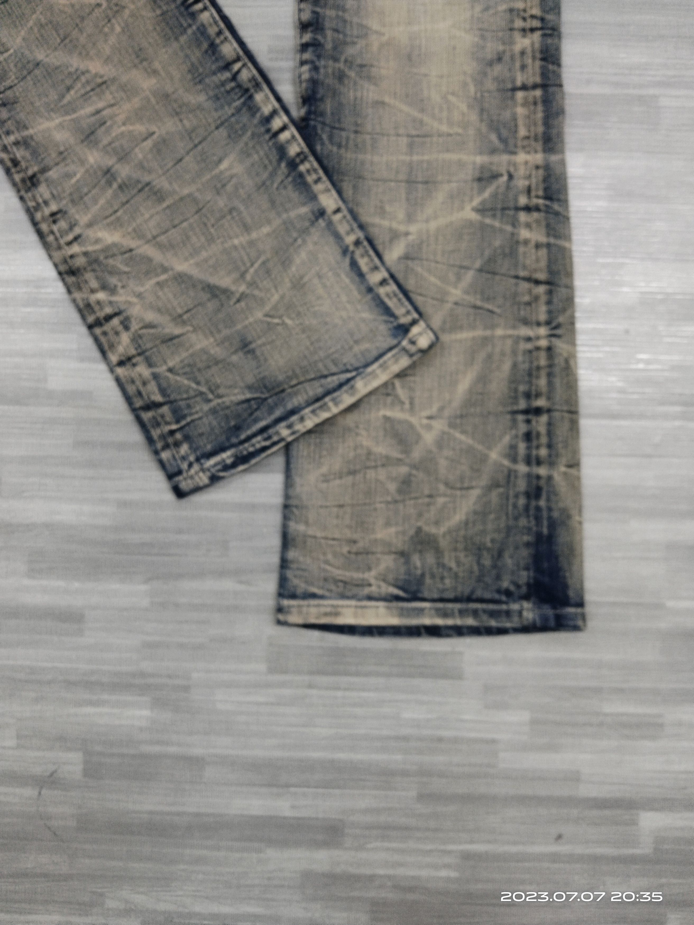 Japanese Brand FLARE SICK RUSTY LA GATE DENIM PANTS Size US 31 - 4 Thumbnail