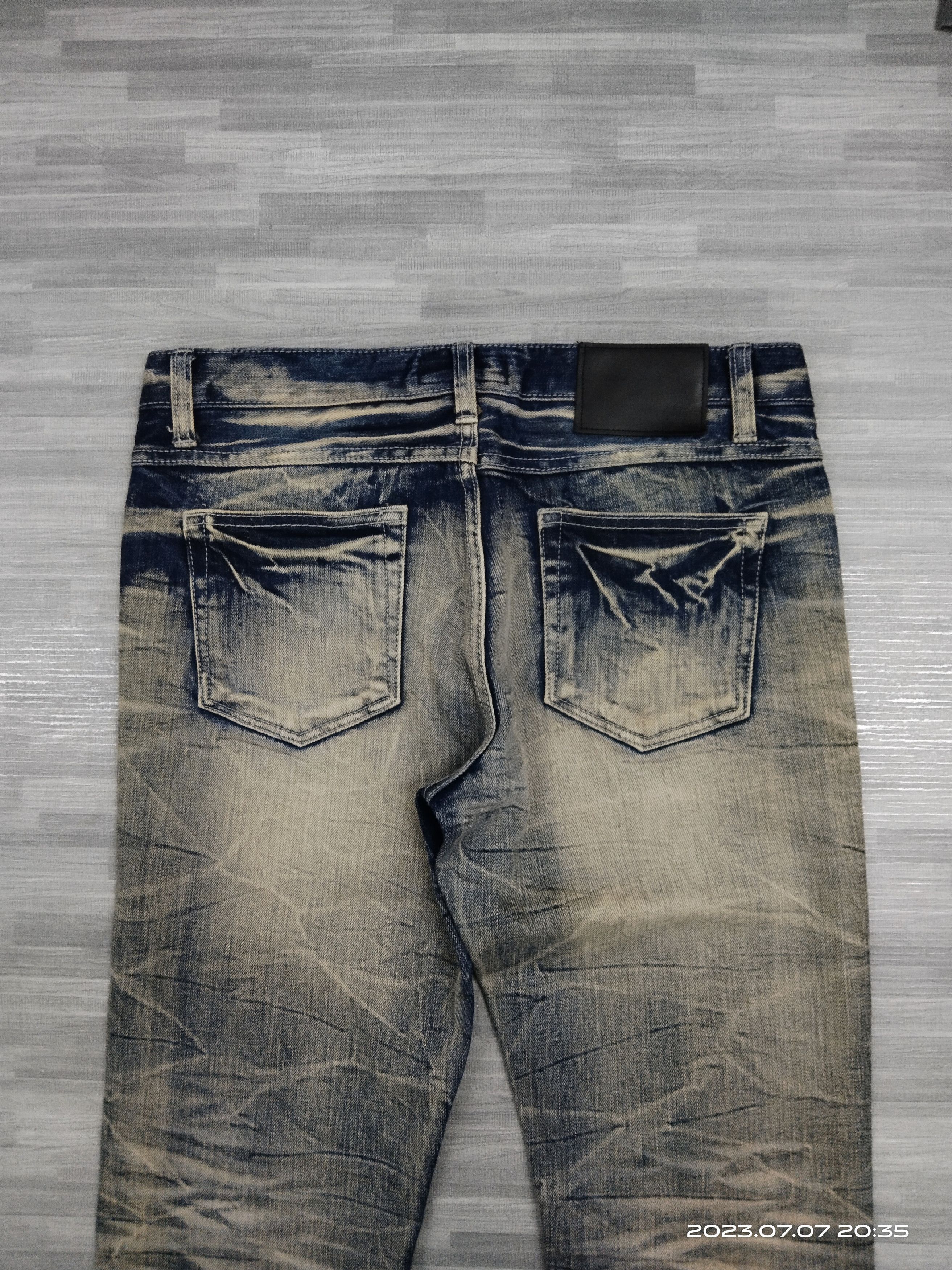 Japanese Brand FLARE SICK RUSTY LA GATE DENIM PANTS Size US 31 - 6 Thumbnail