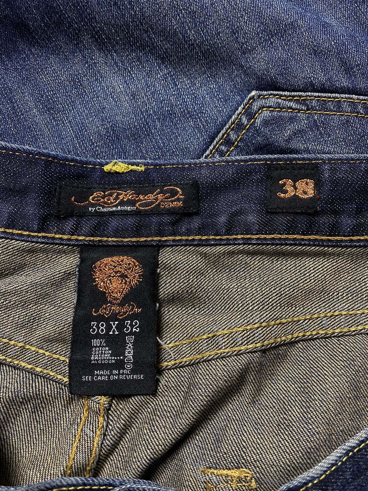 Ed Hardy Ed hardy Christian audigier vintage rare denim jeans y2k 90s Size US 38 / EU 54 - 5 Thumbnail