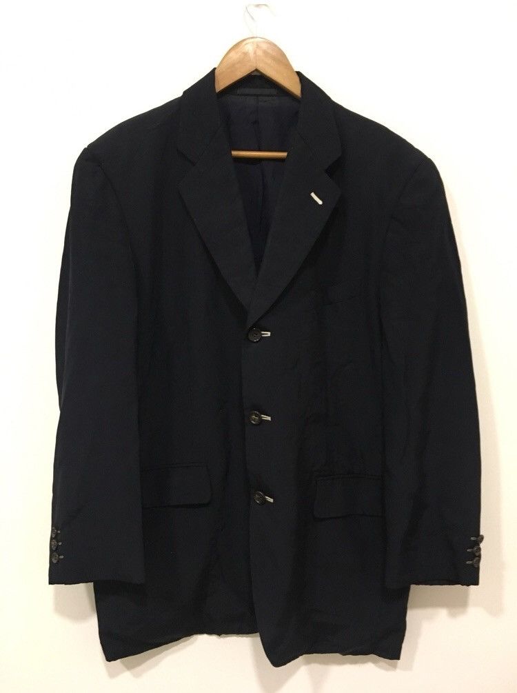Comme des Garcons Homme Plus vintage navy blue coat Size US M / EU 48-50 / 2 - 1 Thumbnail