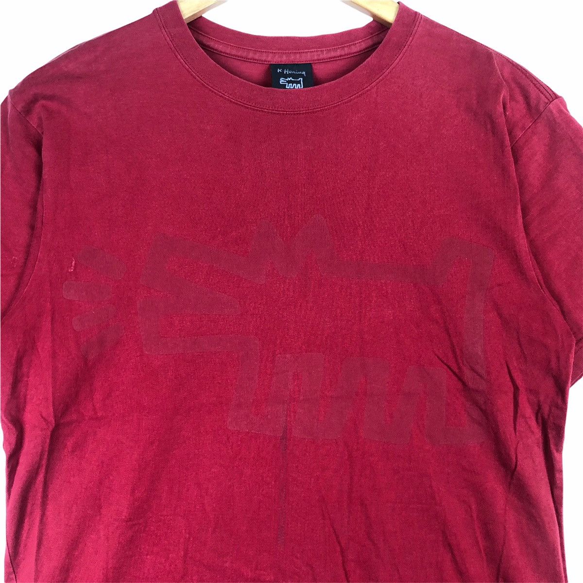 Keith Haring VINTAGE KEITH HARING RED FOUNDATION ESTATE POP ART T-SHIRTS Size US M / EU 48-50 / 2 - 2 Thumbnail