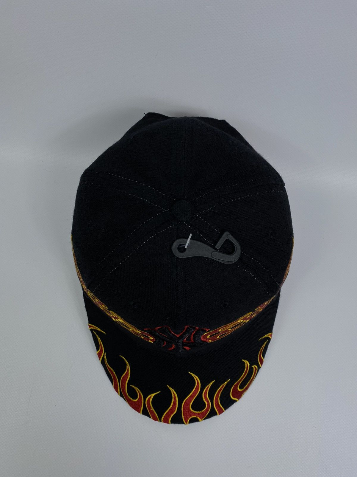Vintage 🔥LASTDROP🔥 NEW York Yankees Style Flames Y2K Cap Hat Size ONE SIZE - 5 Thumbnail
