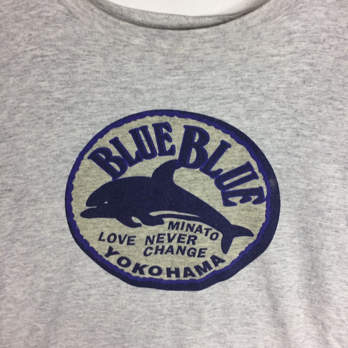 Blue Blue Japan Vintage BLUE BLUE YOKOHAMA Love Never Change T-Shirts Size US M / EU 48-50 / 2 - 5 Thumbnail