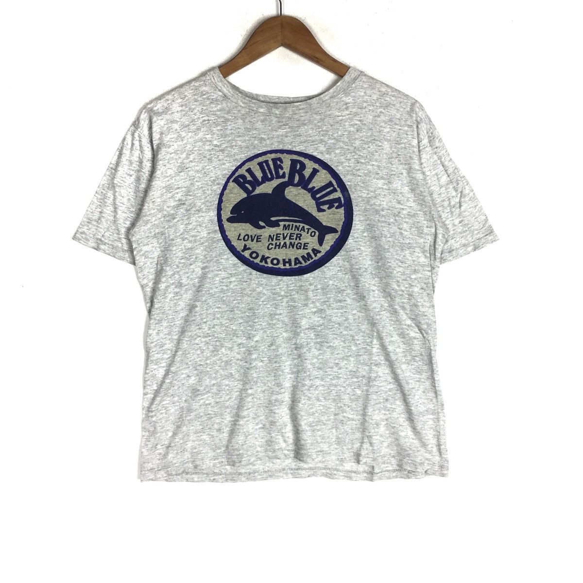 Blue Blue Japan Vintage BLUE BLUE YOKOHAMA Love Never Change T-Shirts Size US M / EU 48-50 / 2 - 1 Thumbnail