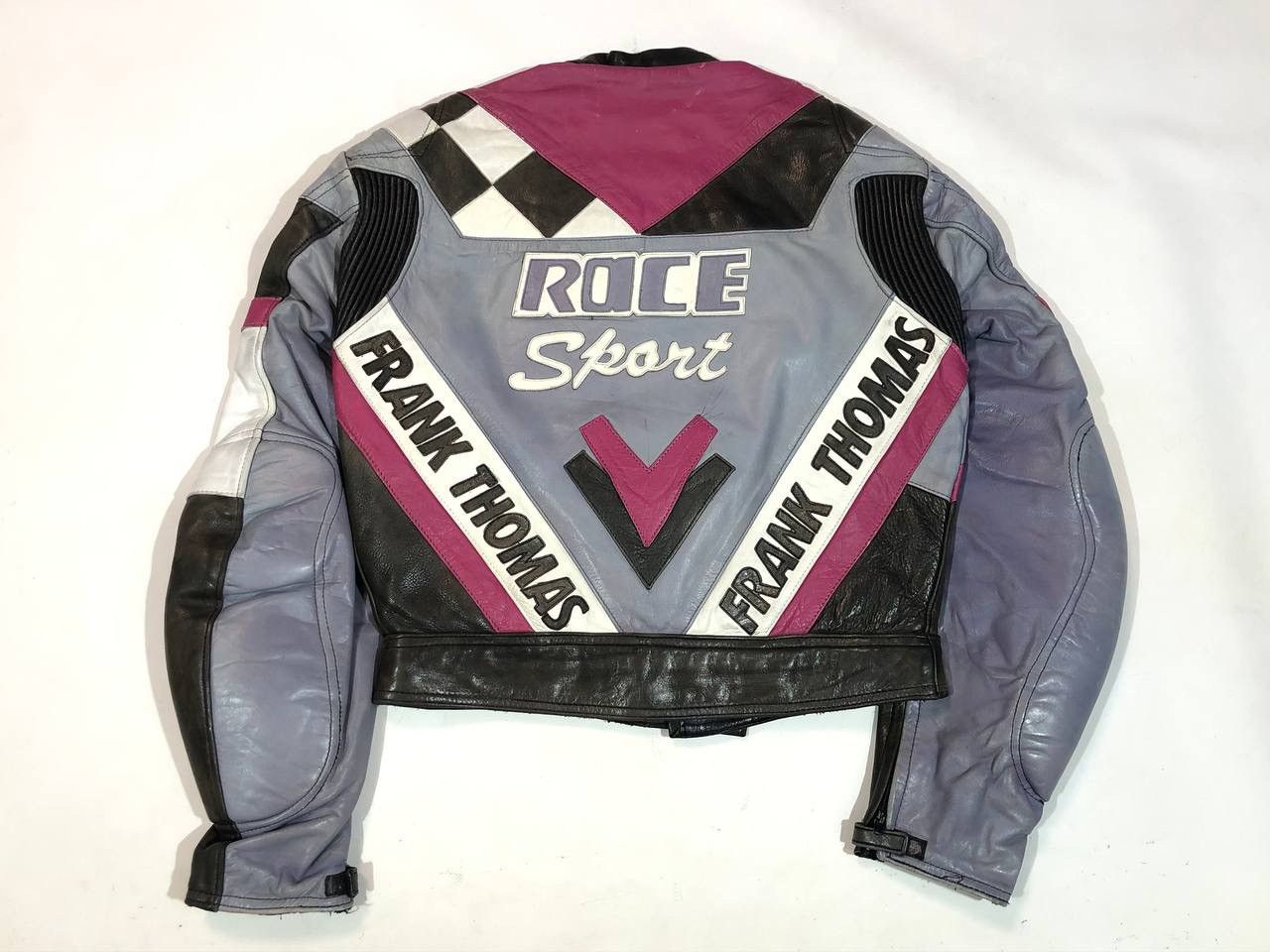 Vintage Vintage Frank Thomas Racing Leather Jacket Size US M / EU 48-50 / 2 - 6 Thumbnail