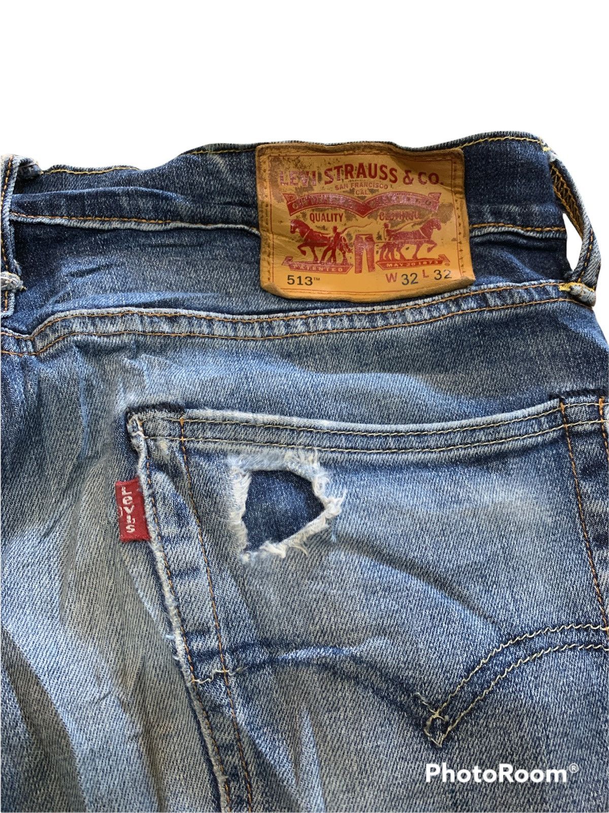Levi's DISTRESSED LEVI'S JEANS Size US 32 / EU 48 - 3 Thumbnail