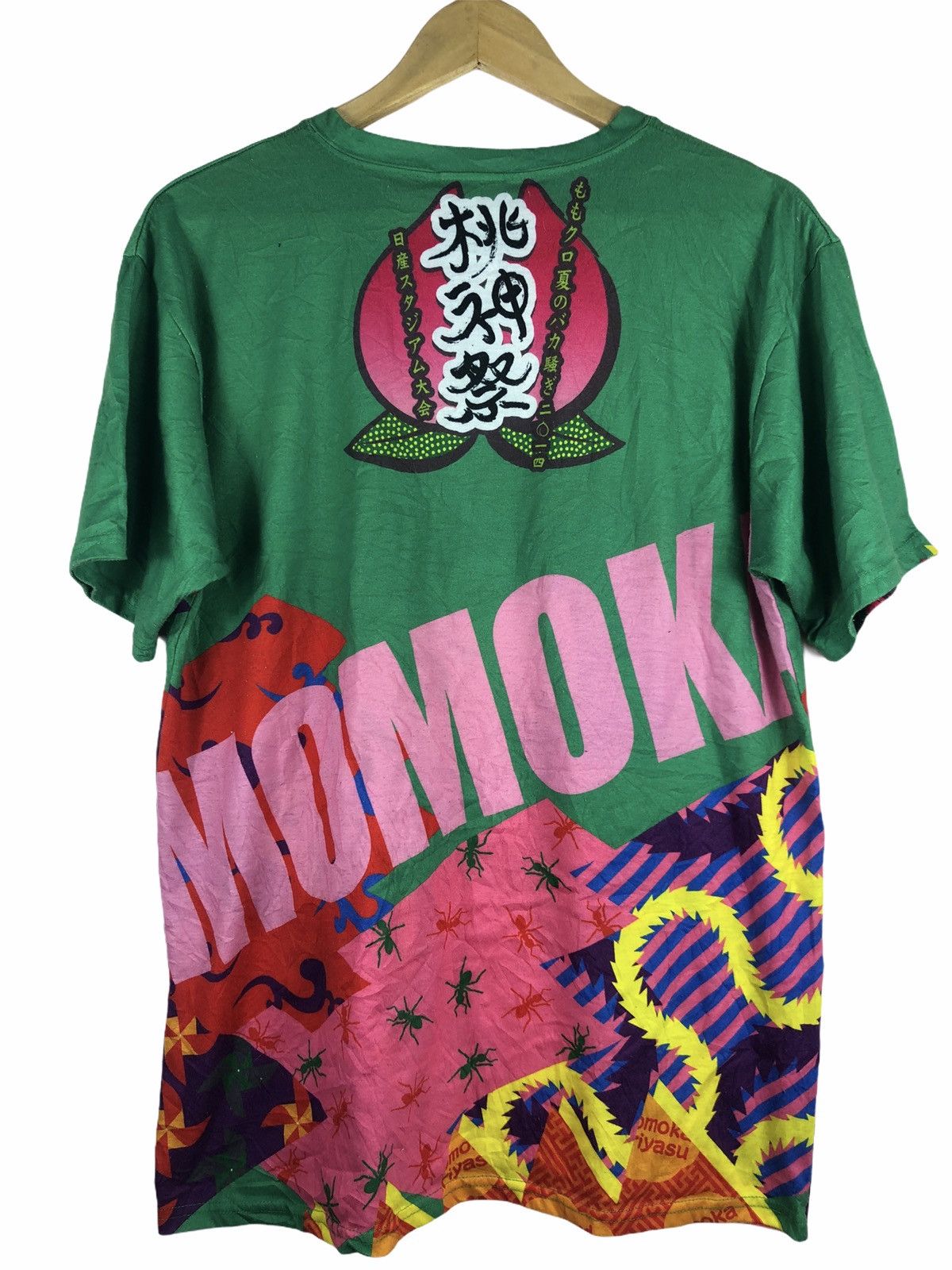 Vintage VINTAGE MOMOKO GEISHA ANIME JAPAN FULL PRINT T-SHIRTS Size US L / EU 52-54 / 3 - 1 Thumbnail