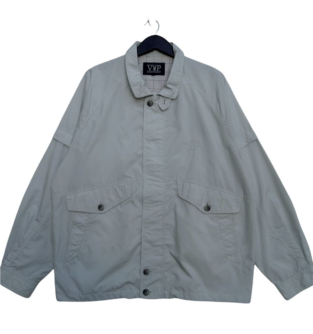 Playboy PLAYBOY sweater double pocket streetwear jacket Size US XXL / EU 58 / 5 - 1 Thumbnail