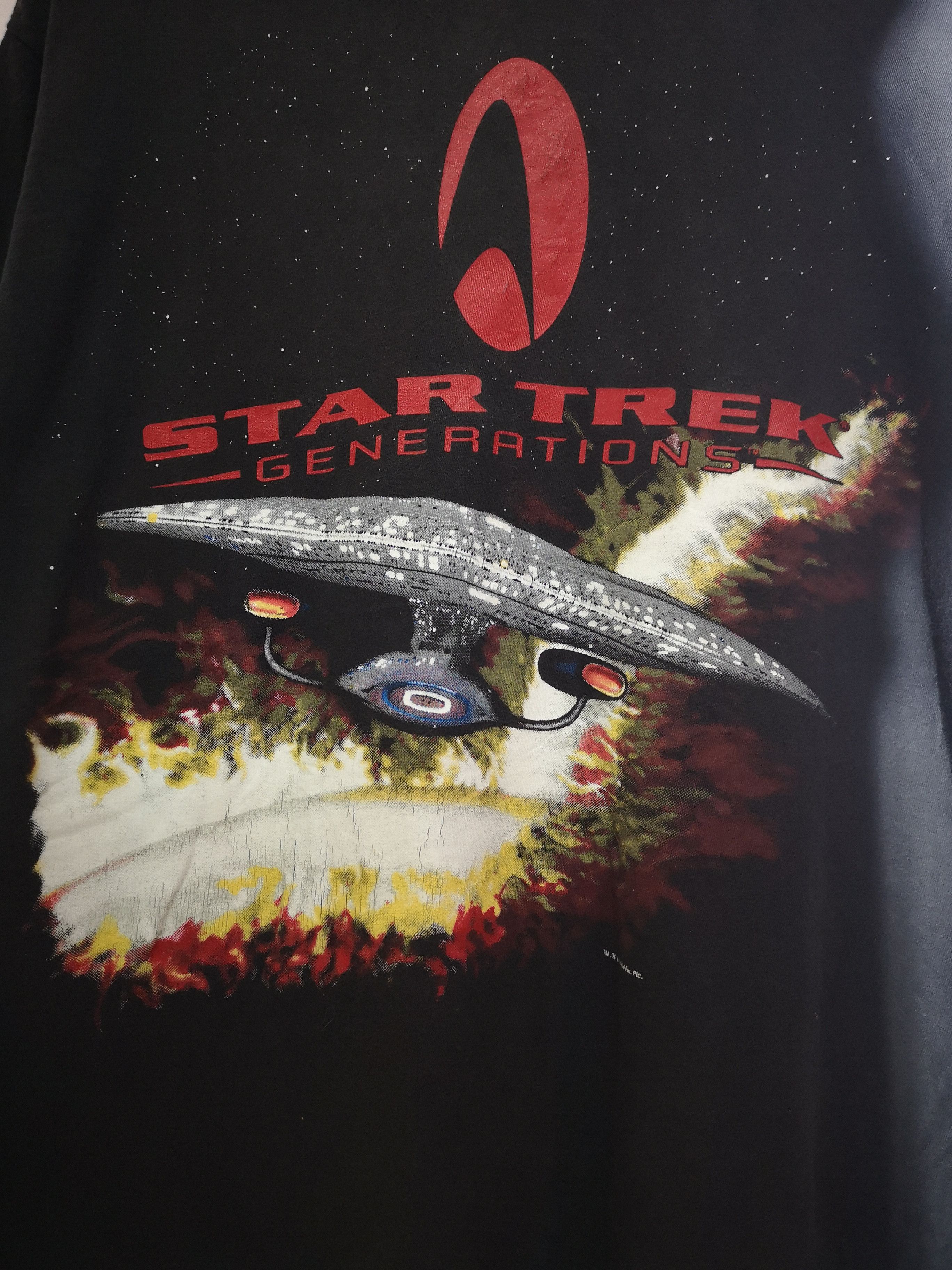 Vintage VINTAGE 1994 STAR TREK GENERATIONS MOVIE AEROSPACE T-SHIRTS Size US XL / EU 56 / 4 - 3 Thumbnail