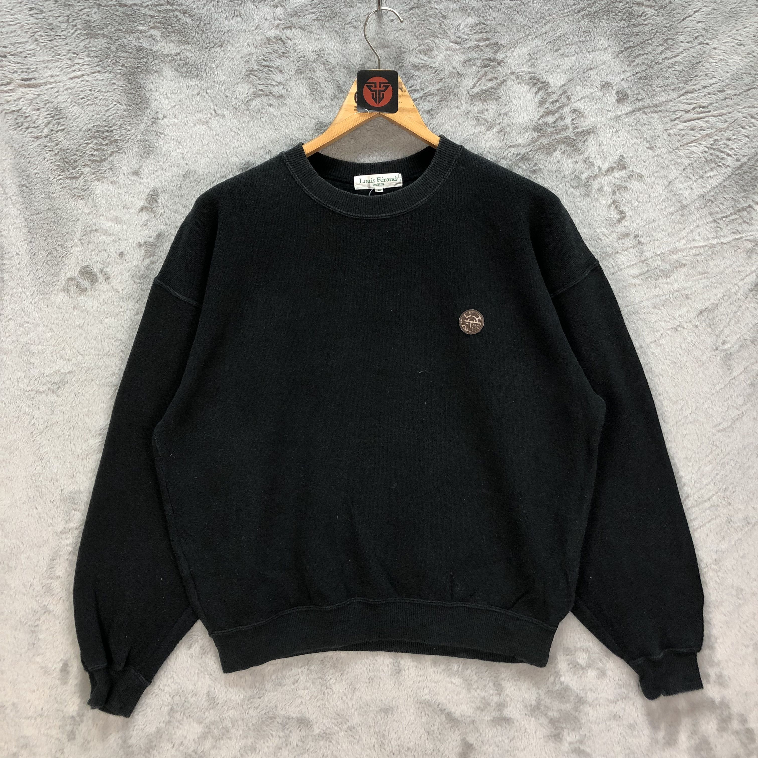 Japanese Brand Louis Feraud Embroidery Colorful Logo Sweatshirts #1566-63 Size US L / EU 52-54 / 3 - 3 Thumbnail