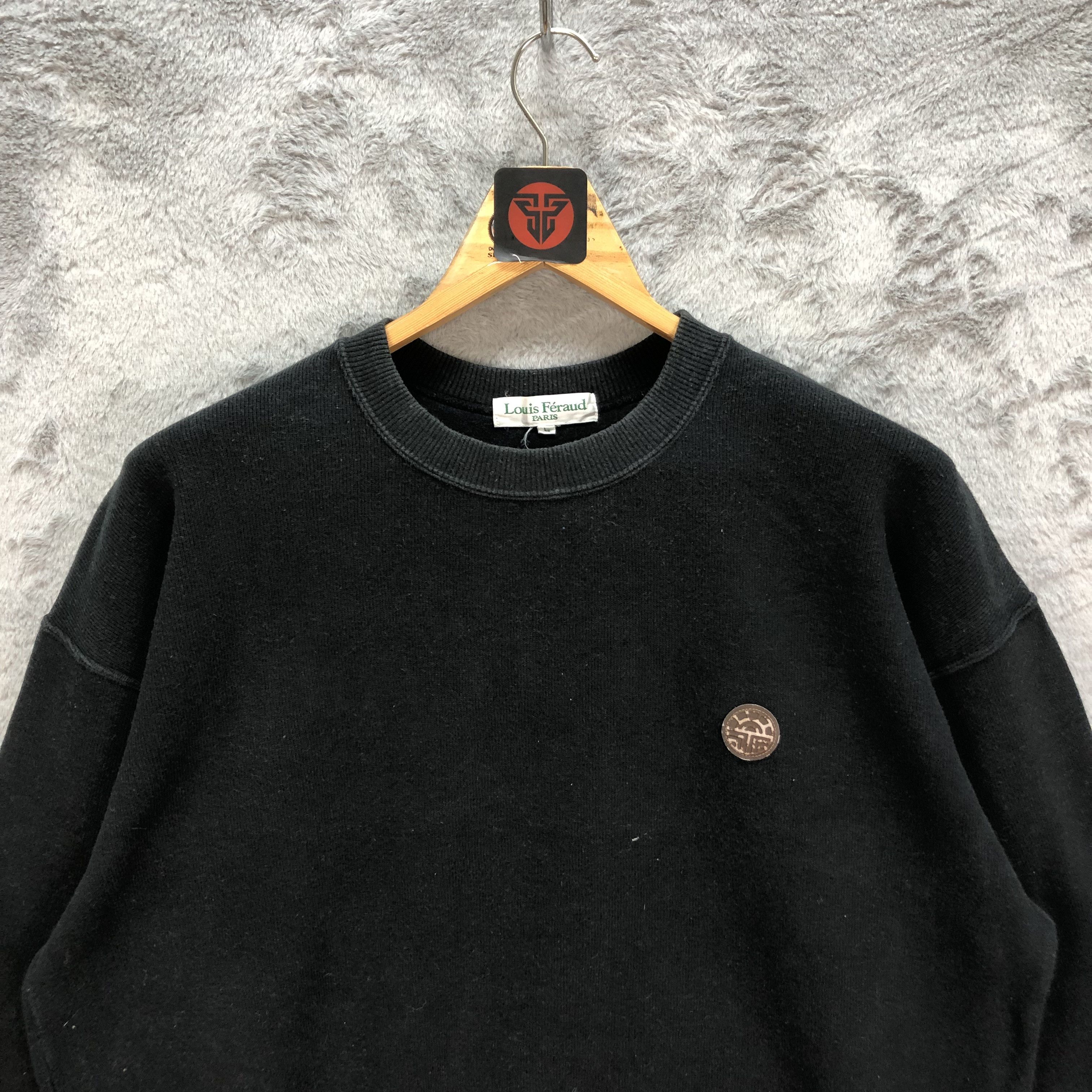 Japanese Brand Louis Feraud Embroidery Colorful Logo Sweatshirts #1566-63 Size US L / EU 52-54 / 3 - 4 Thumbnail