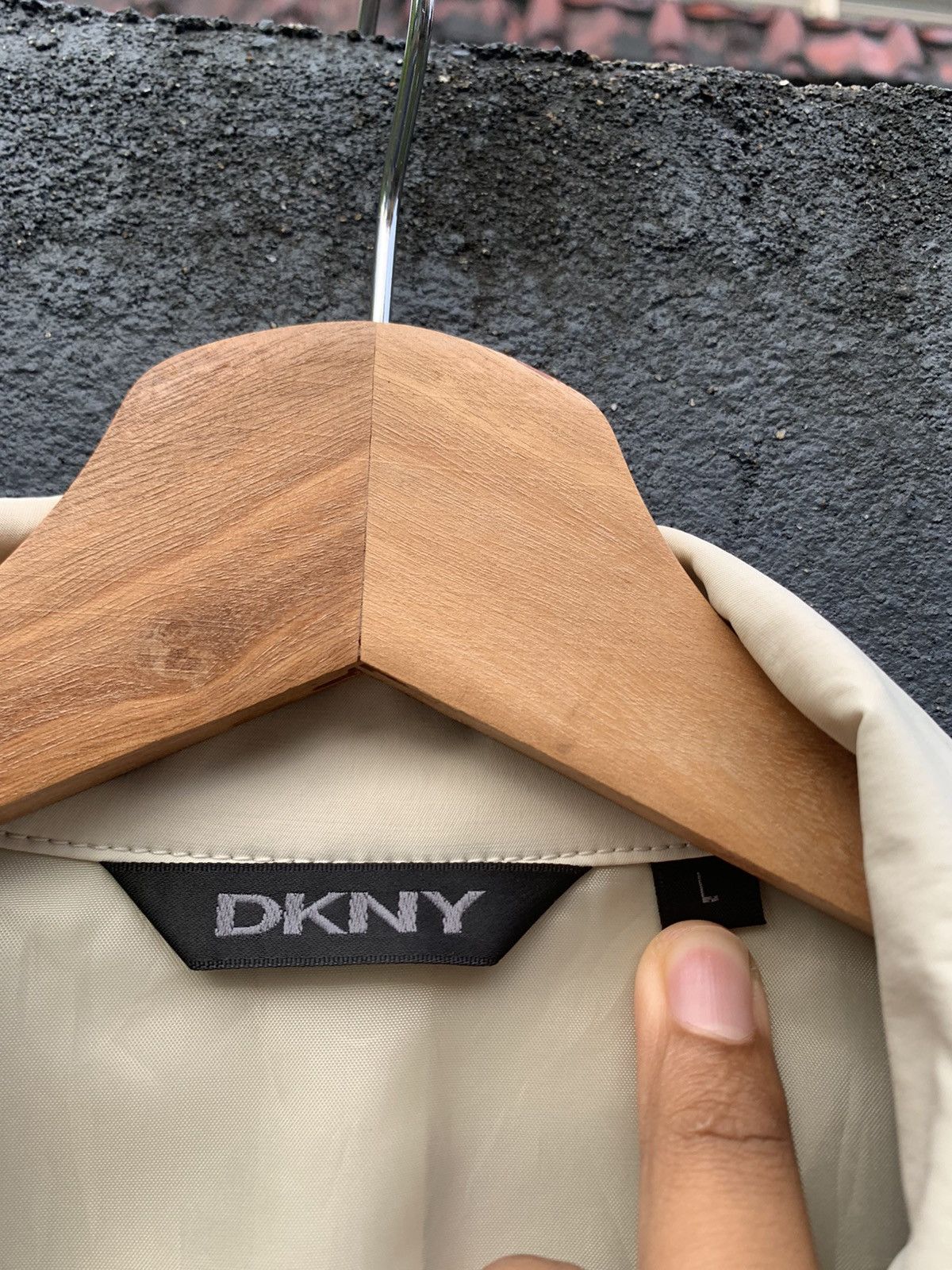 DKNY 👹DKNY Detroit Style White Jacket Size US L / EU 52-54 / 3 - 9 Thumbnail