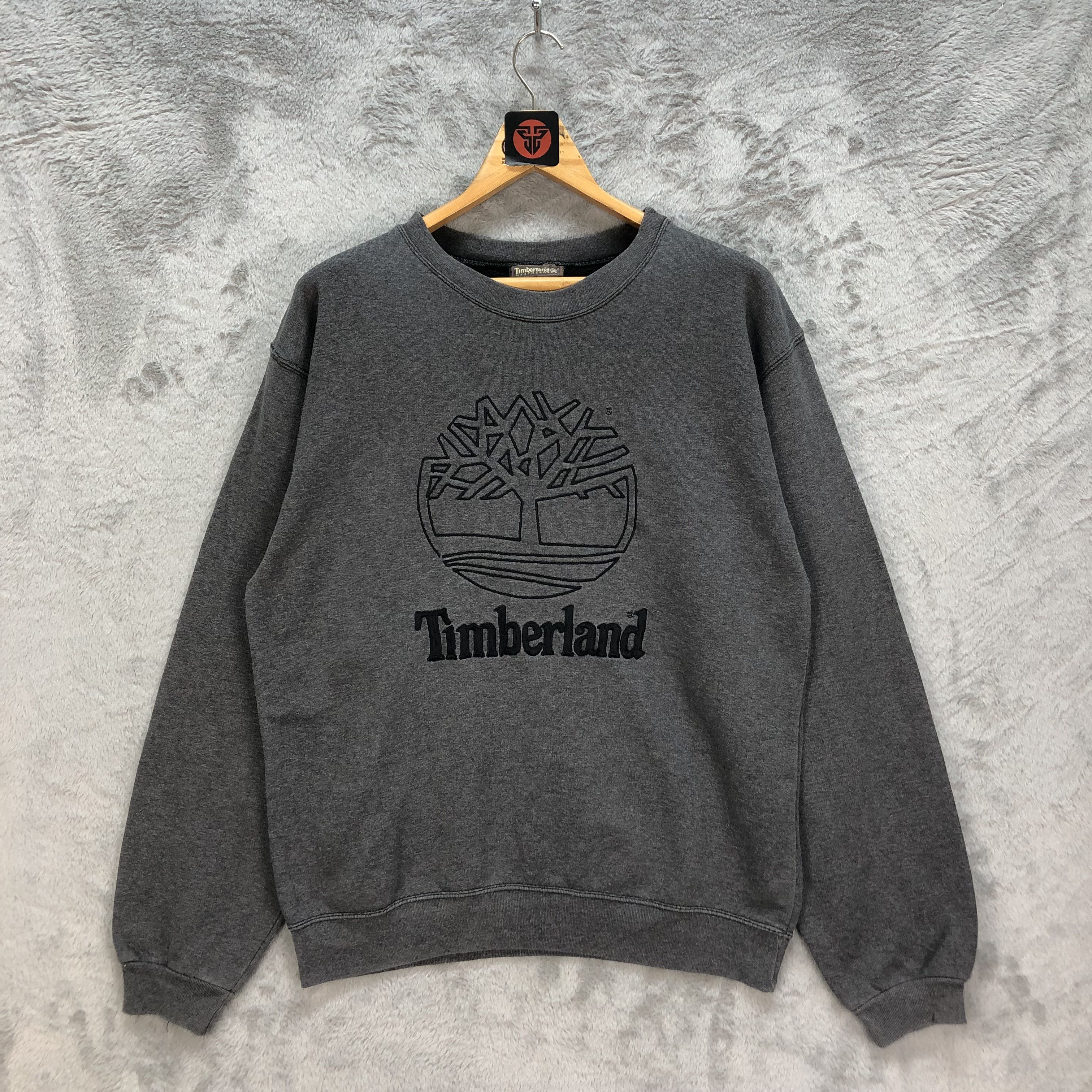 Timberland Timberland Embroidery Big Logo Sweatshirt #1553-63 Size US M / EU 48-50 / 2 - 1 Thumbnail