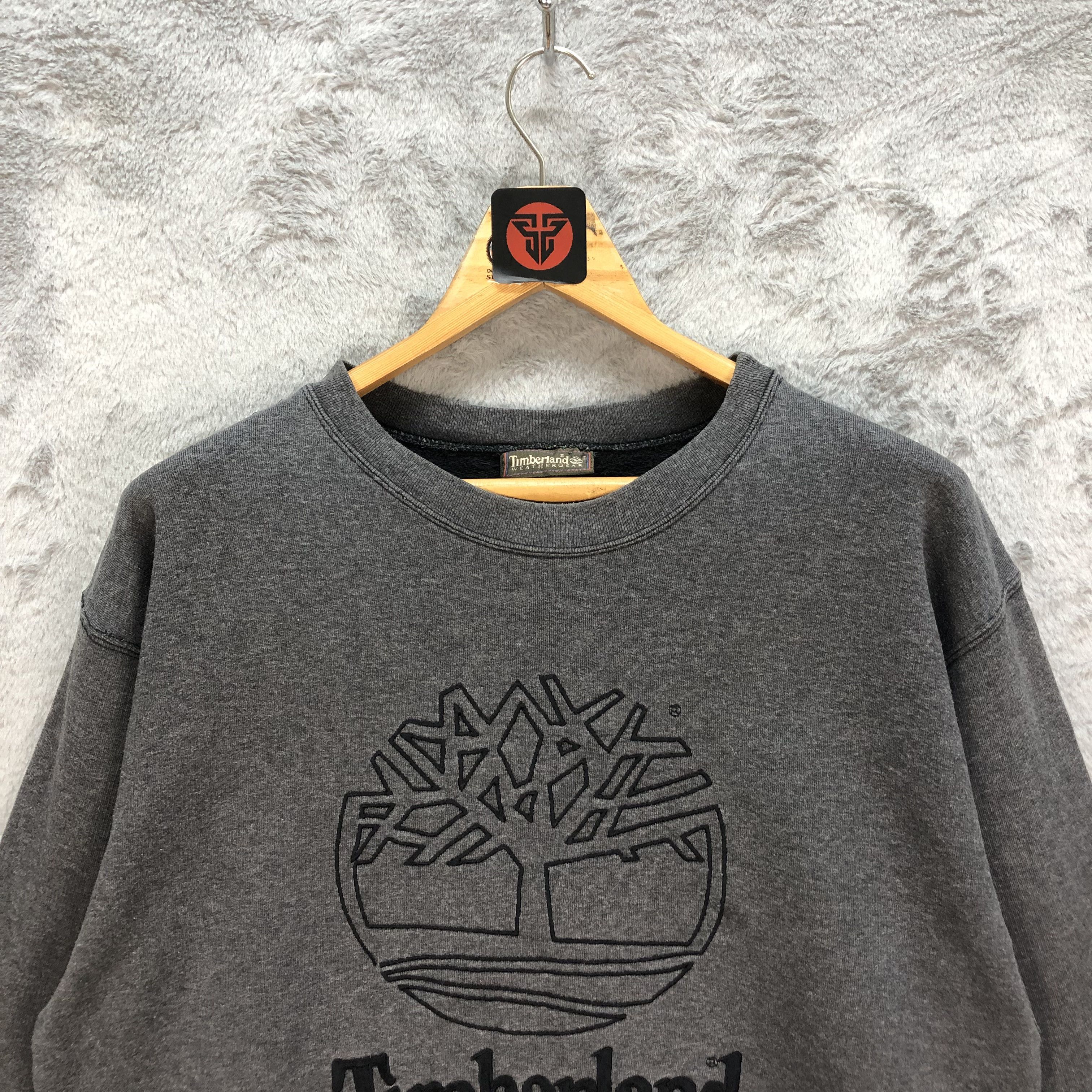 Timberland Timberland Embroidery Big Logo Sweatshirt #1553-63 Size US M / EU 48-50 / 2 - 2 Thumbnail