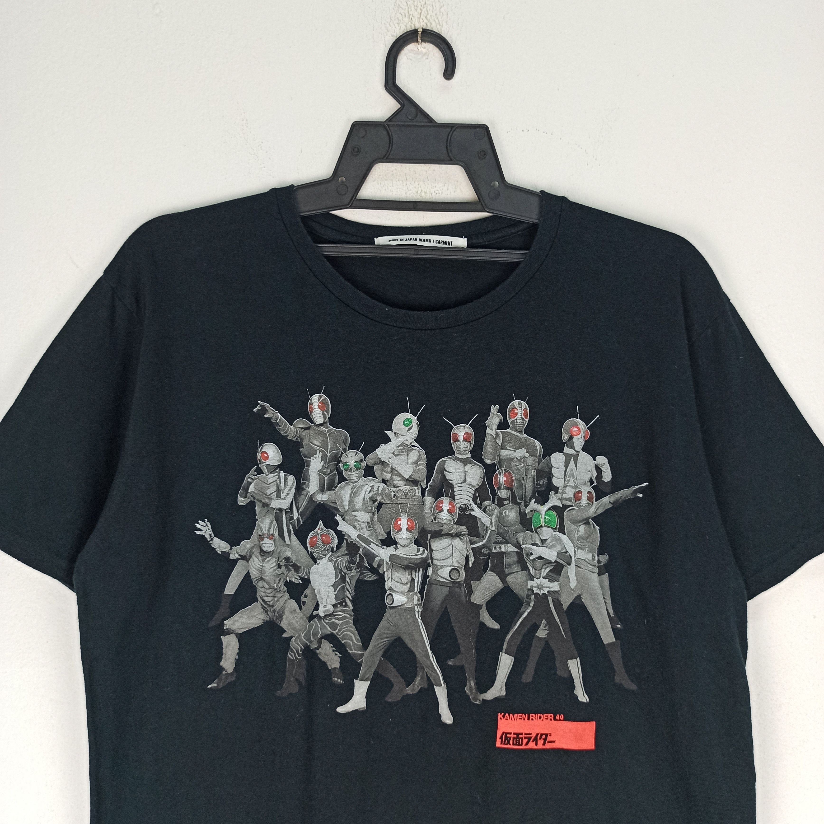 Beams Plus Rare Masked Rider Shows Era T-shirt Made in Japan Beams Size US L / EU 52-54 / 3 - 2 Thumbnail