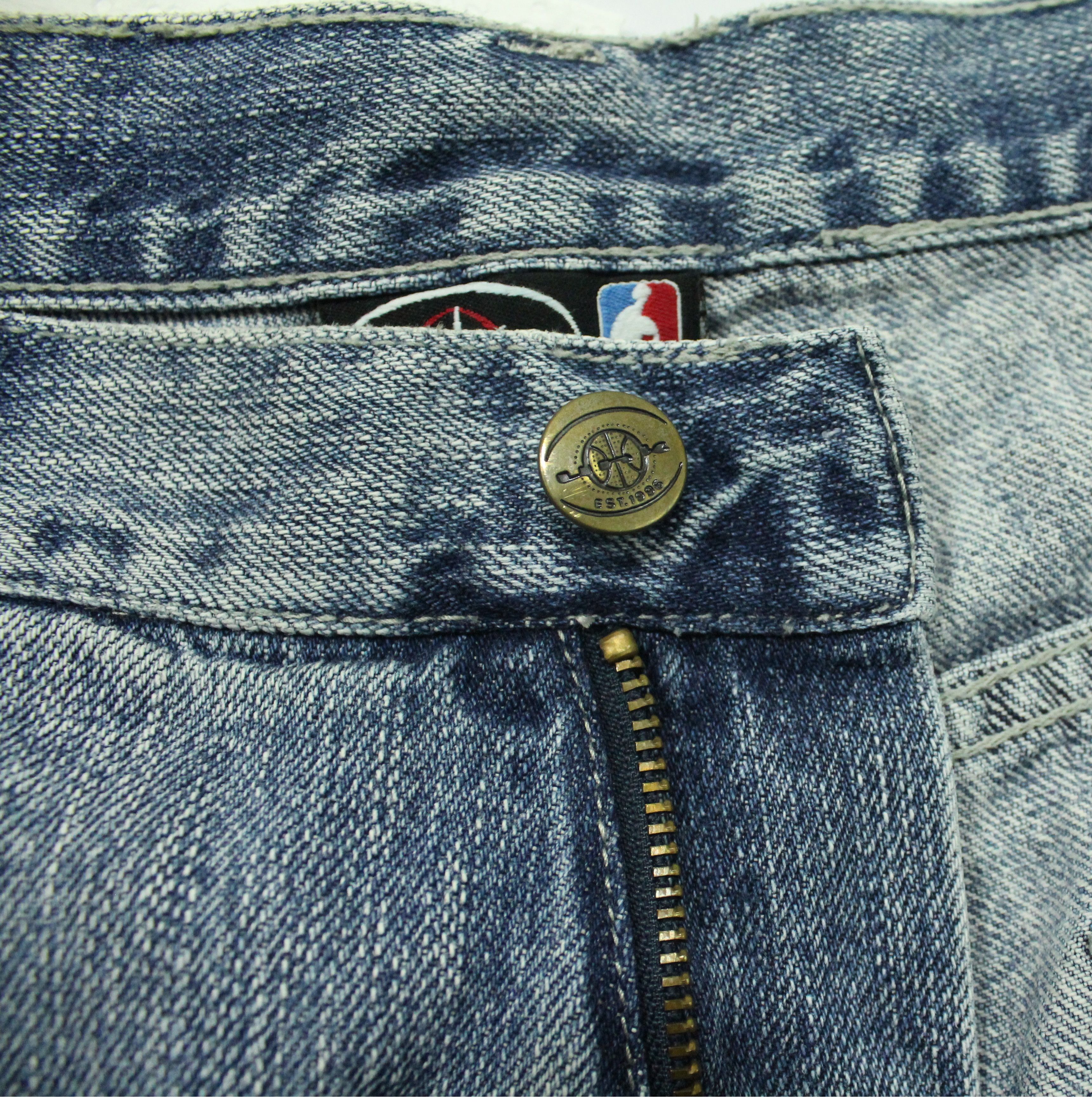 NBA BAGGY Vintage BOSTON CELTICS UNK Denim Pants Jeans Size US 36 / EU 52 - 19 Thumbnail