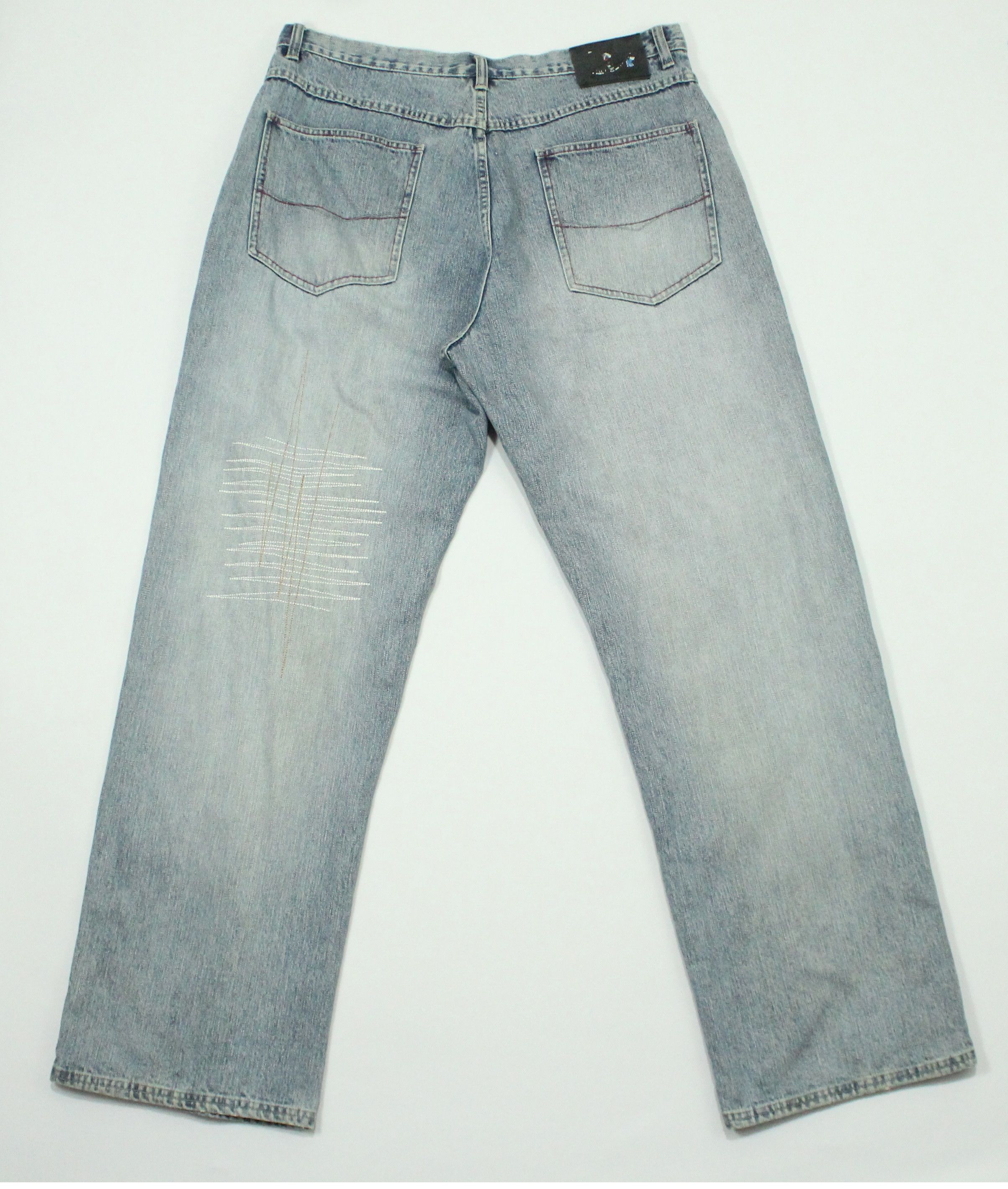 NBA BAGGY Vintage BOSTON CELTICS UNK Denim Pants Jeans Size US 36 / EU 52 - 2 Thumbnail
