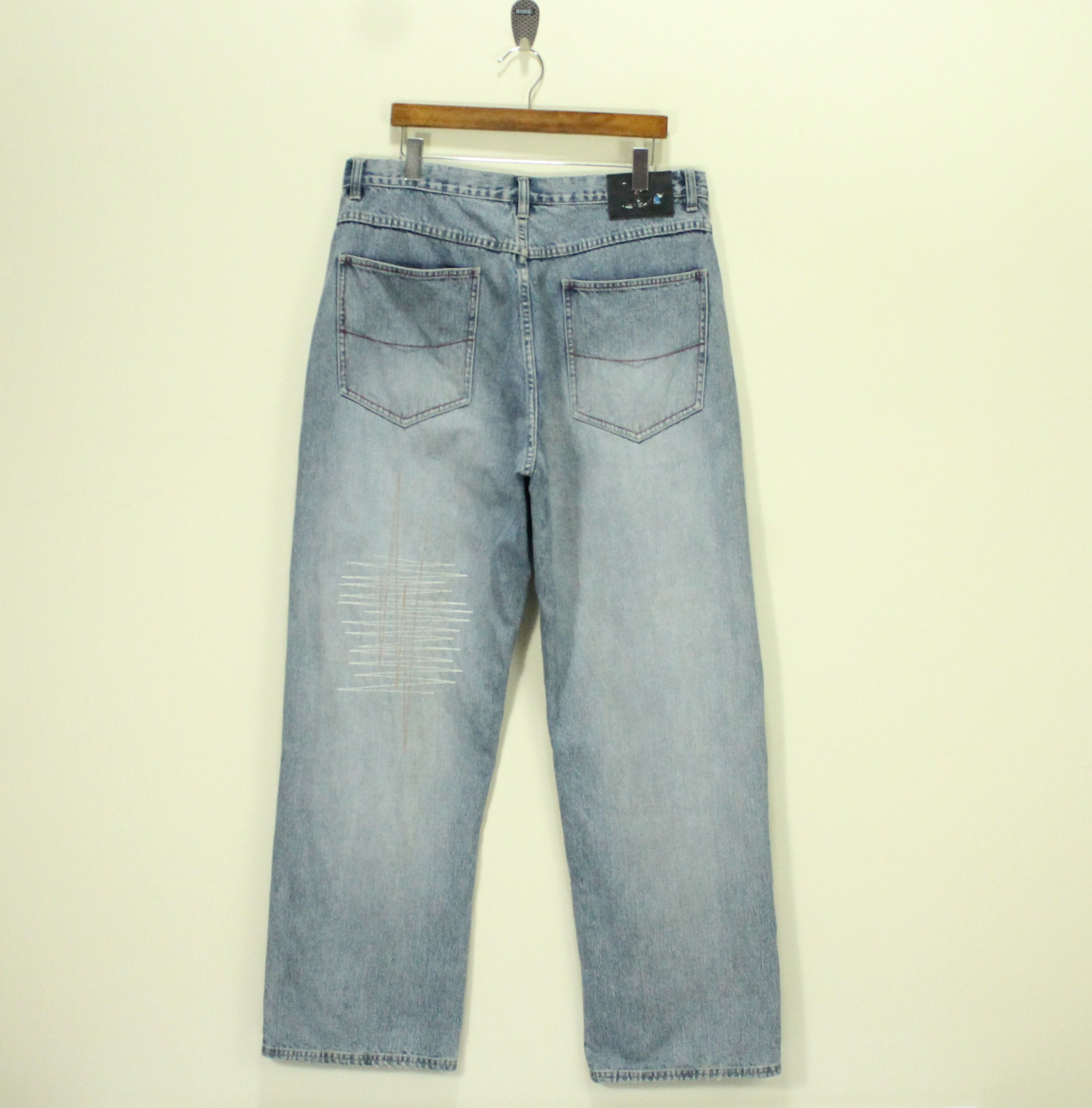 NBA BAGGY Vintage BOSTON CELTICS UNK Denim Pants Jeans Size US 36 / EU 52 - 9 Thumbnail